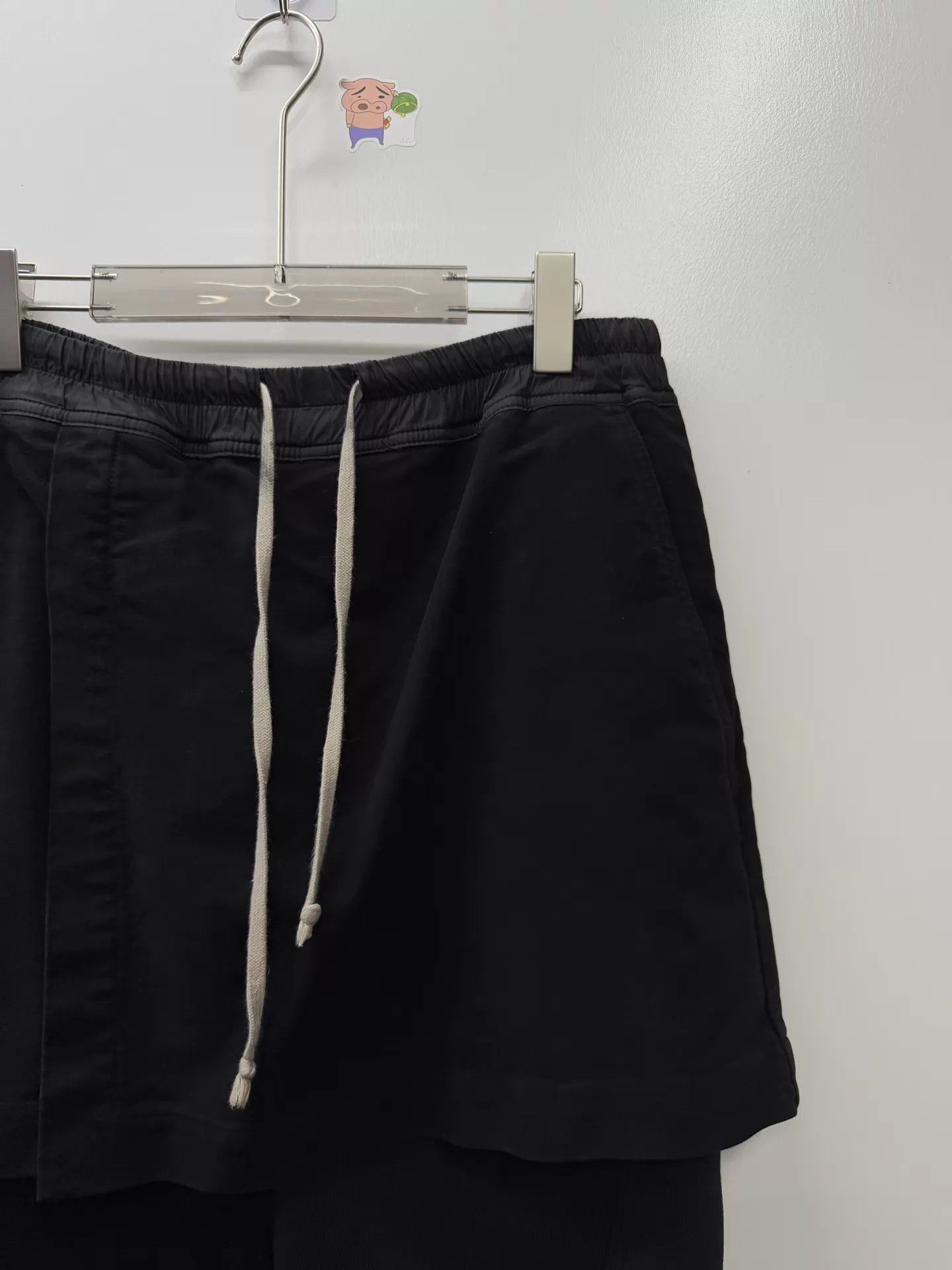 Rick Owens Rick Owens Black Suede 2-Layer Skort S IT Like New Size US 30 / EU 46 - 2 Thumbnail