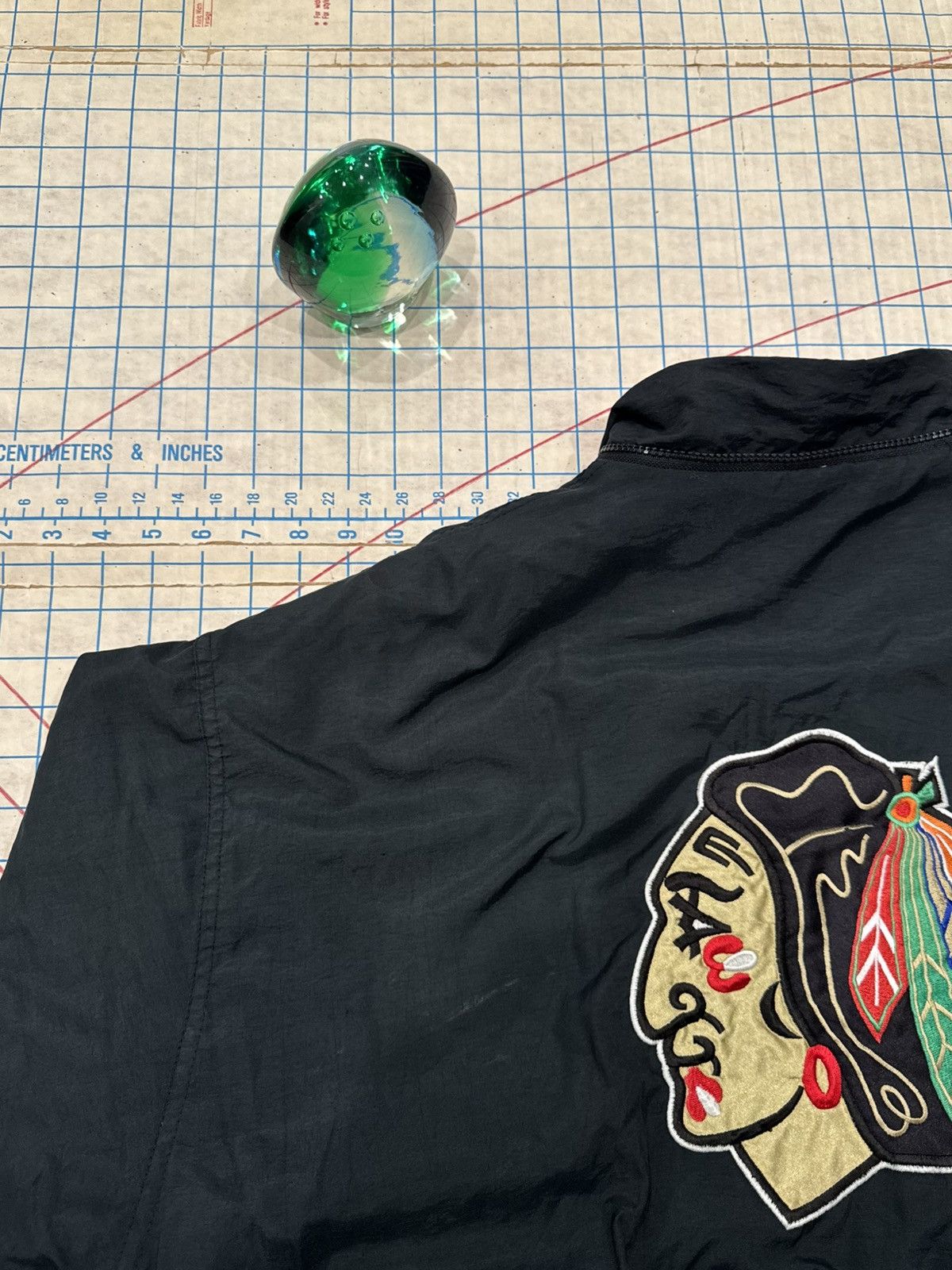 NHL Vintage Chicago Blackhawks NHL Ravens Athletics Jacket XLFit Size US XL / EU 56 / 4 - 11 Thumbnail