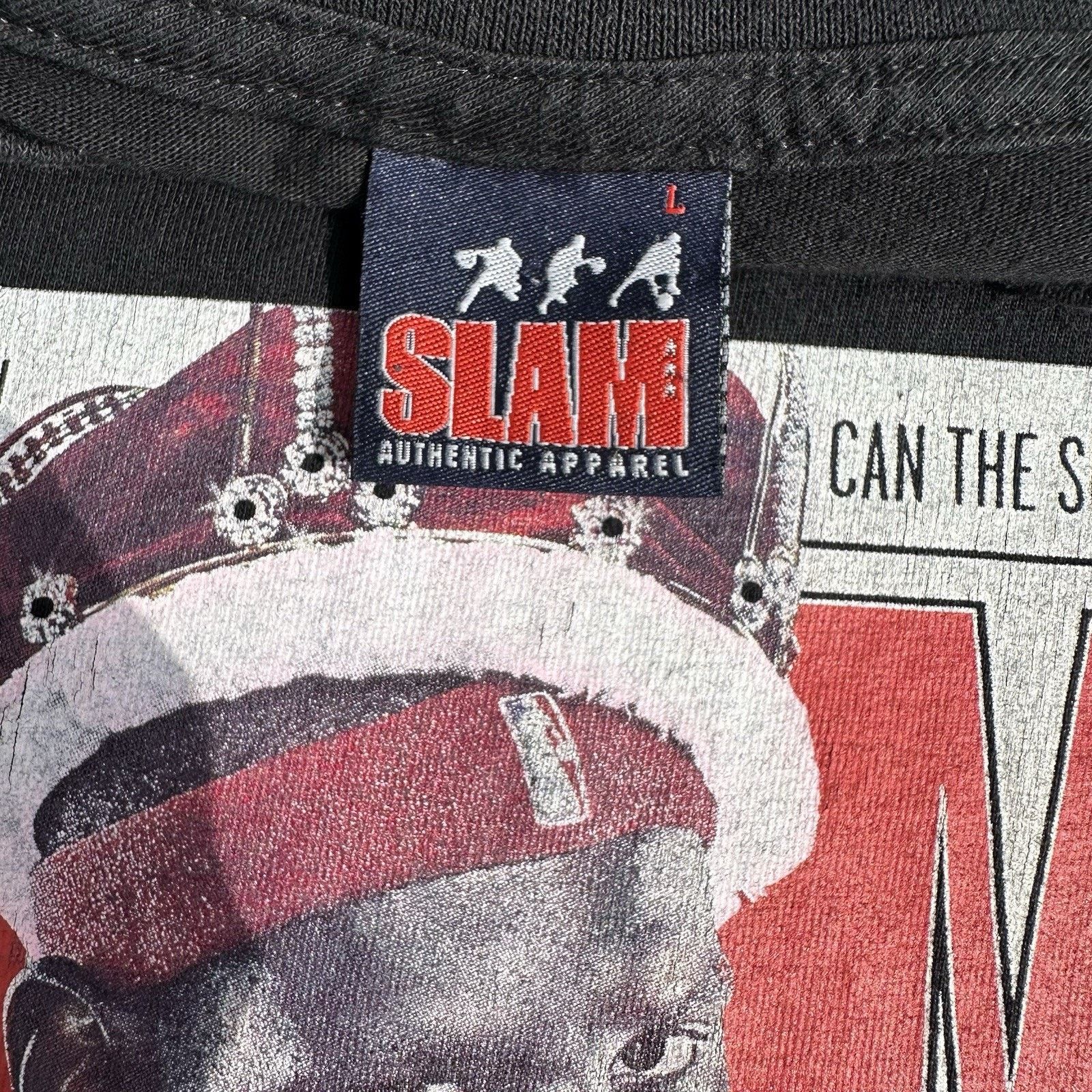 NBA × Vintage Vintage 2005 Slam Magazine LeBron James Tee T-Shirt Sz L Size US L / EU 52-54 / 3 - 3 Thumbnail