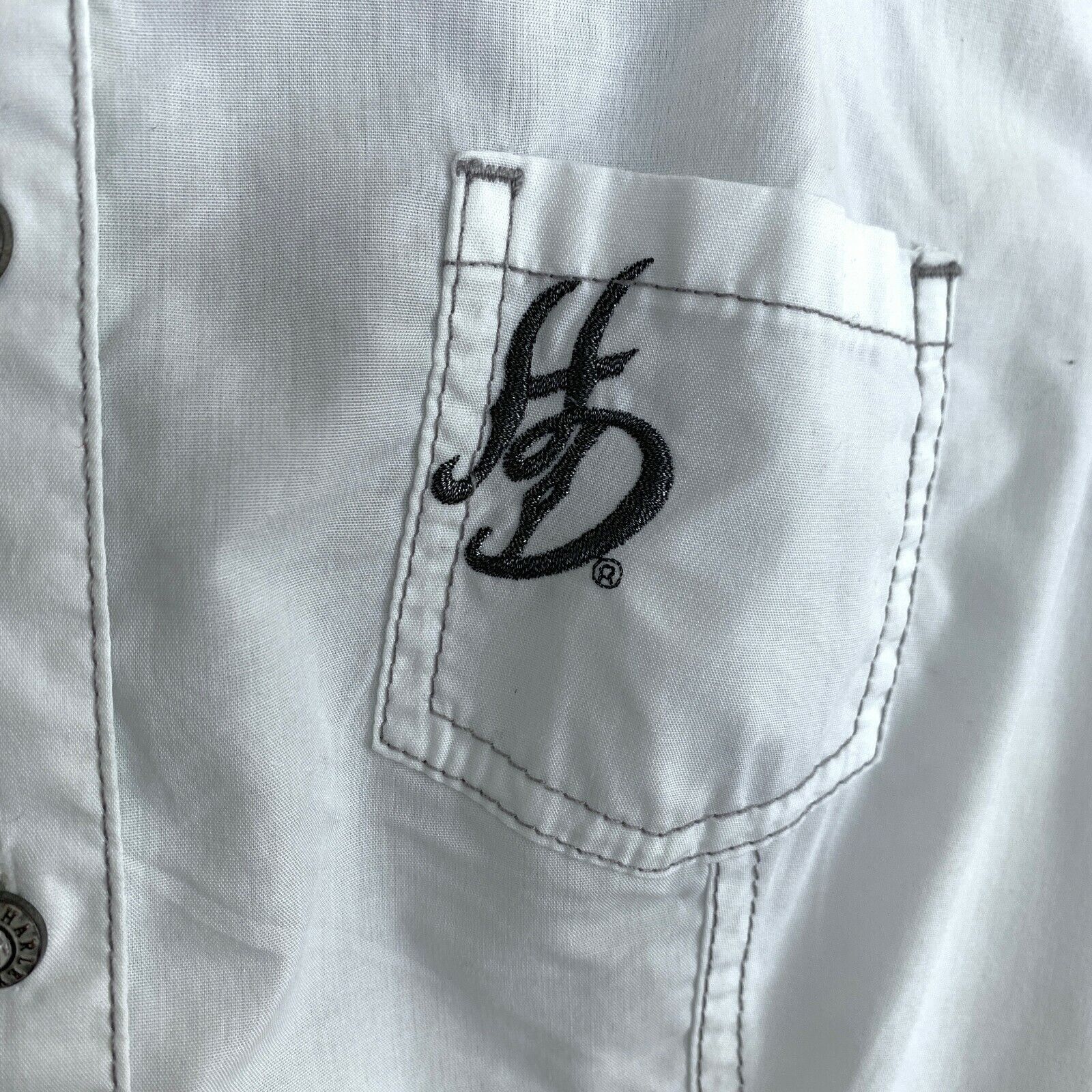 Harley Davidson Harley Davidson Embroidered Wings Logo Button Down Shirt M Size M / US 6-8 / IT 42-44 - 3 Thumbnail