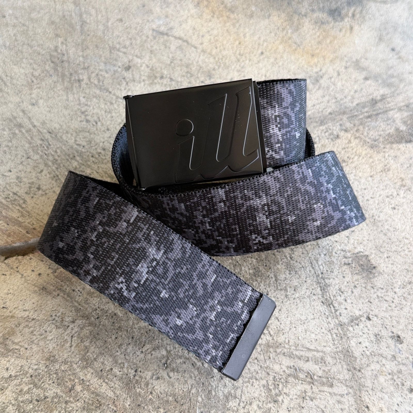 Other Illest skater Belt Urban Digital Camo Black Adjustable Size ONE SIZE - 1 Thumbnail