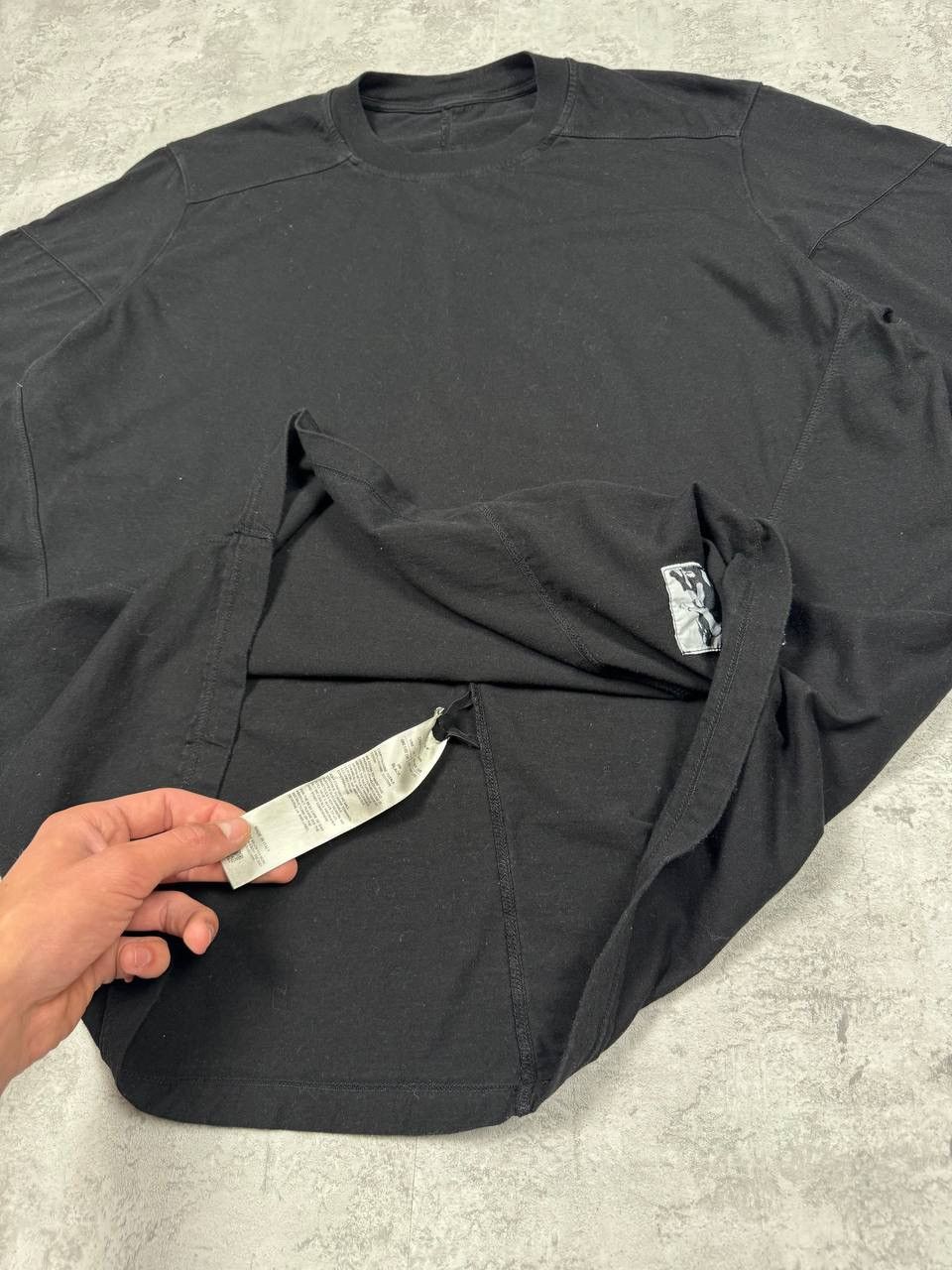 Designer Rare Rick Owens Black T-shirt One Size Size US M / EU 48-50 / 2 - 12 Thumbnail