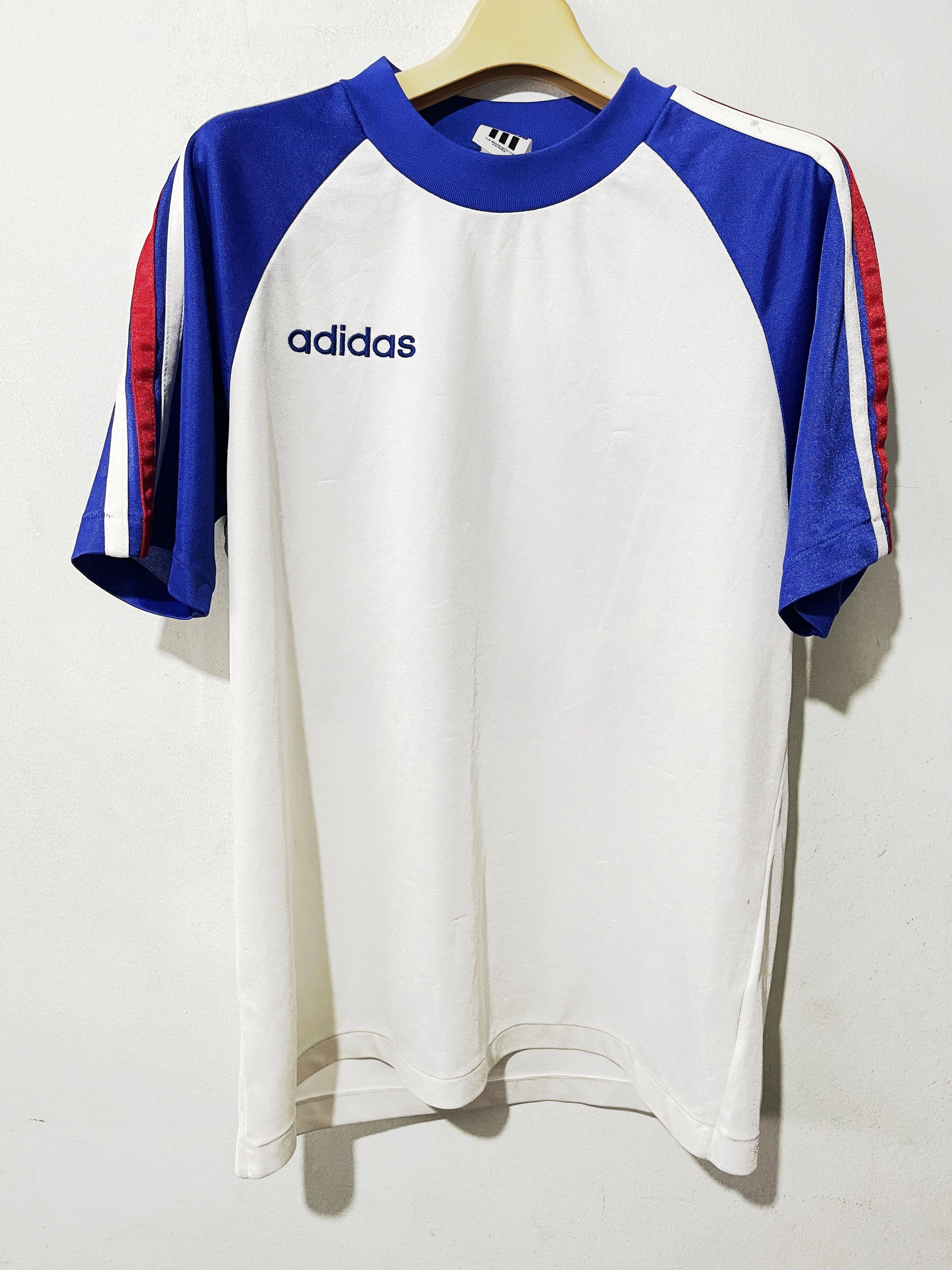 Adidas × Vintage Vintage 90s Adidas Jersey Shirt Size US M / EU 48-50 / 2 - 3 Thumbnail