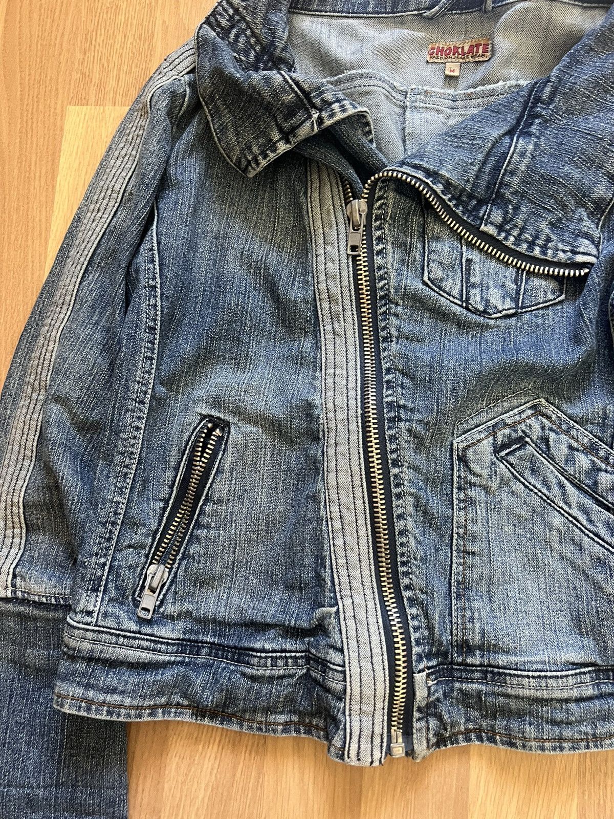 If Six Was Nine × Le Grande Bleu (L.G.B.) Vintage if six was nine style archive denim jacket 90s punk Size M / US 6-8 / IT 42-44 - 7 Thumbnail
