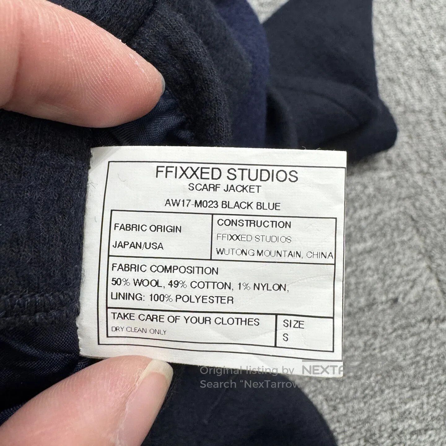 FFIXXED STUDIOS FFIXXED STUDIOS Woolen jacket with a fur collar| Size US S / EU 44-46 / 1 - 5 Thumbnail
