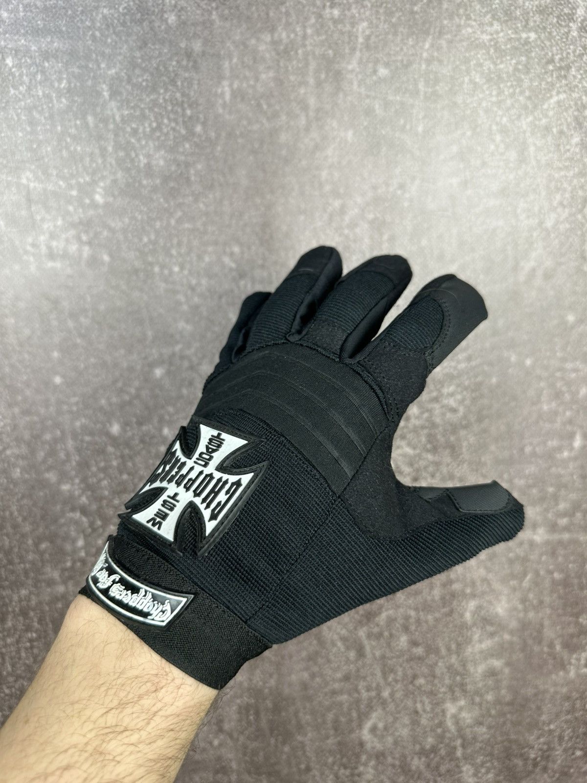 West Coast Choppers West Coast Choppers 90s Vintage Gloves Size ONE SIZE - 5 Thumbnail