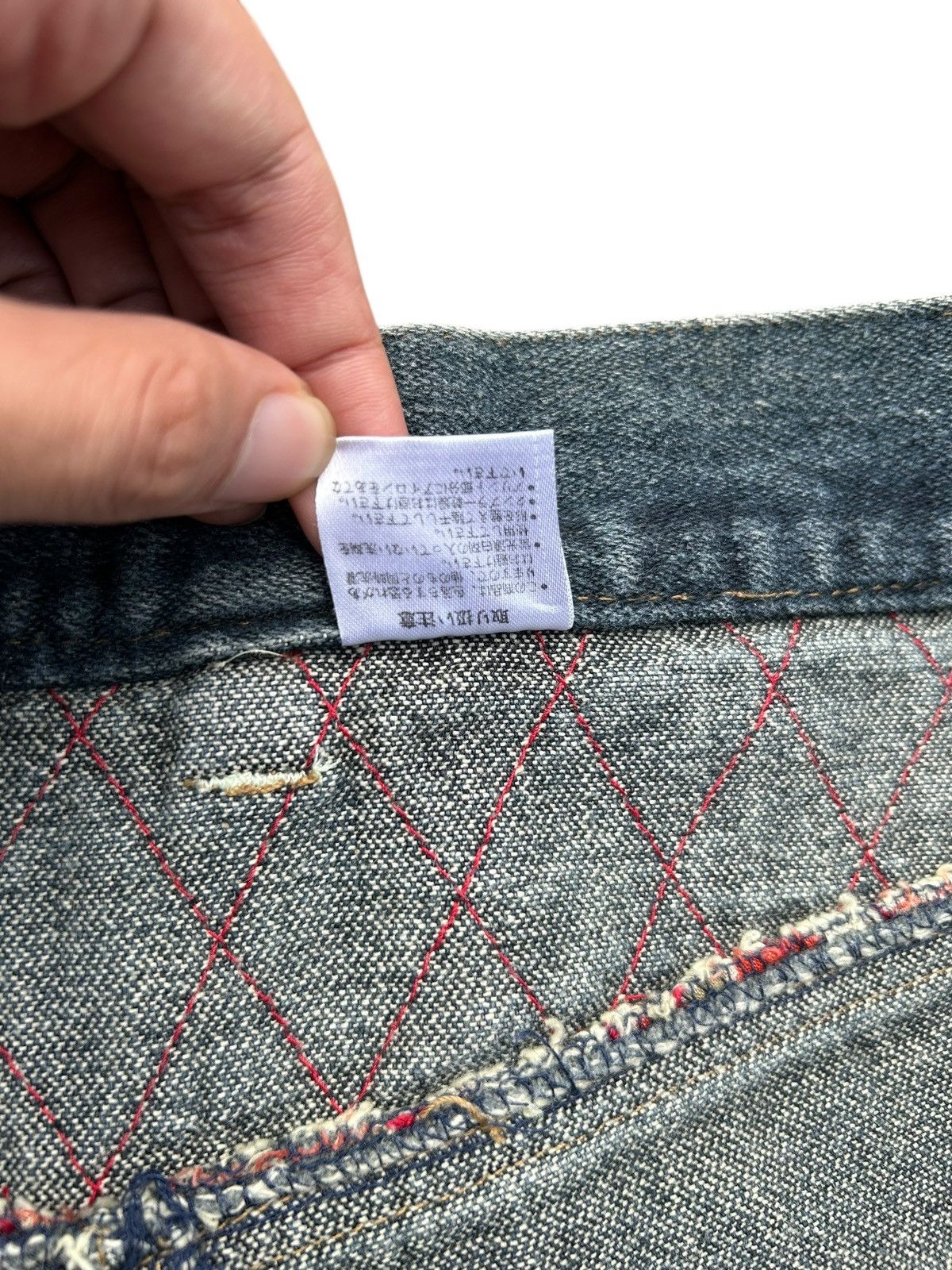 Kapital Karakuri Tamashii Inspired Japanese Distressed Denim Jeans Size US 31 - 9 Thumbnail