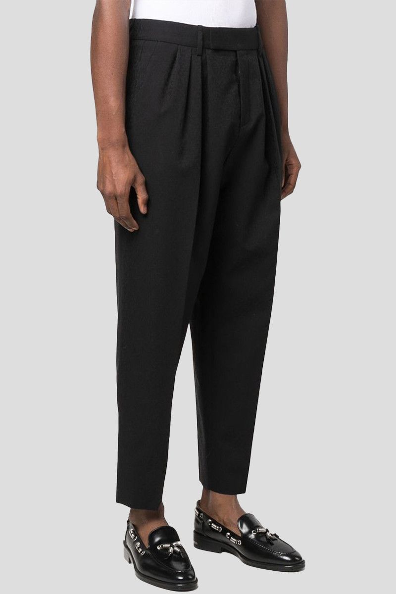 Saint Laurent Paris o1s1wg111224 Straight Leg Trousers in Black Size US 36 / EU 52 - 6 Thumbnail