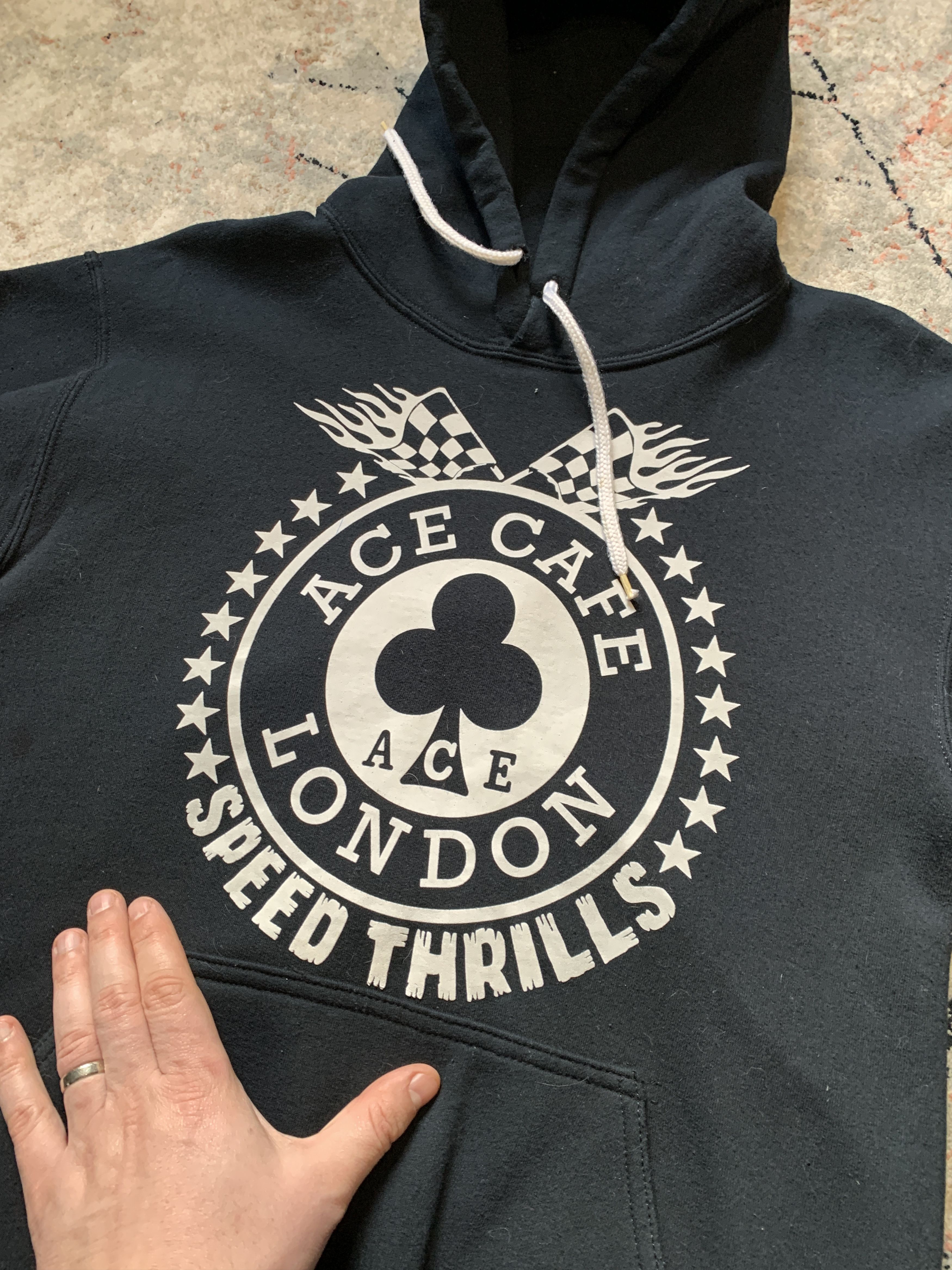 Vintage Ace Cafe London Speed Thrills Vintage Hoodie Size US S / EU 44-46 / 1 - 3 Thumbnail
