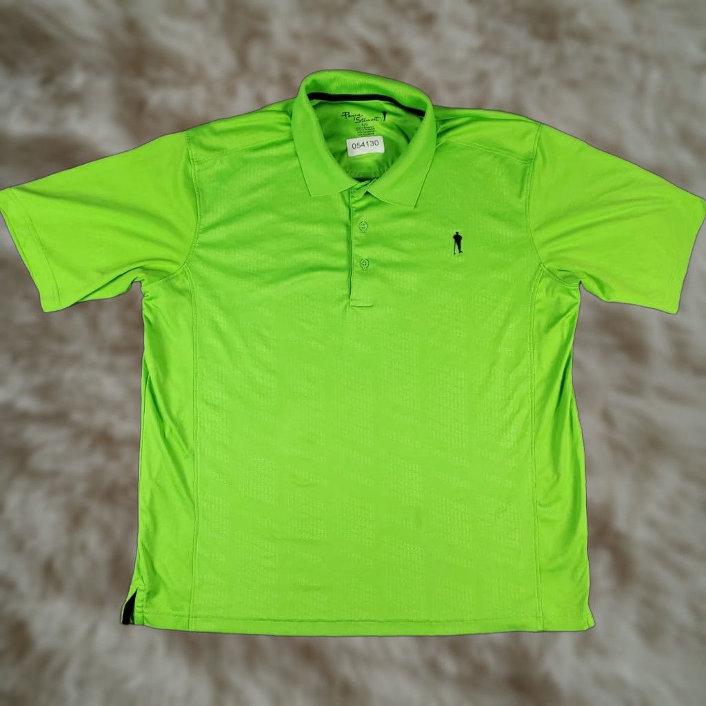 Vintage Payne Stewart Polo Shirt Mens Large Green Golf Casual Short Sleeve Size US L / EU 52-54 / 3 - 1 Thumbnail