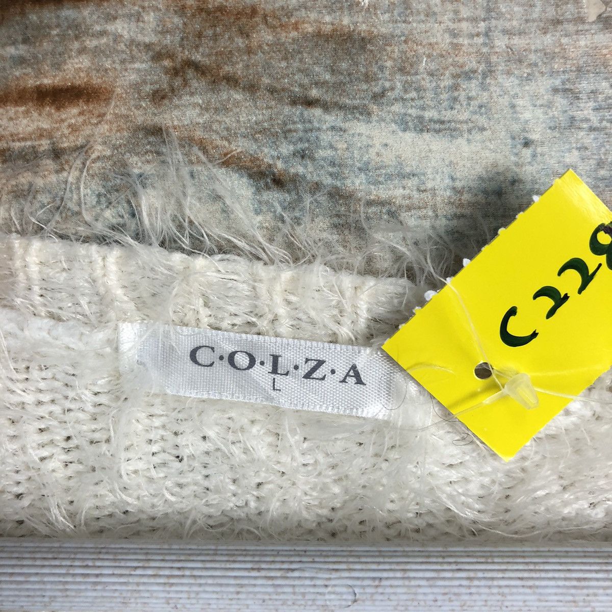 Homespun Knitwear × Japanese Brand DLL Colza White mohair shaggy fur Knitwear #C228 Size S / US 4 / IT 40 - 11 Thumbnail