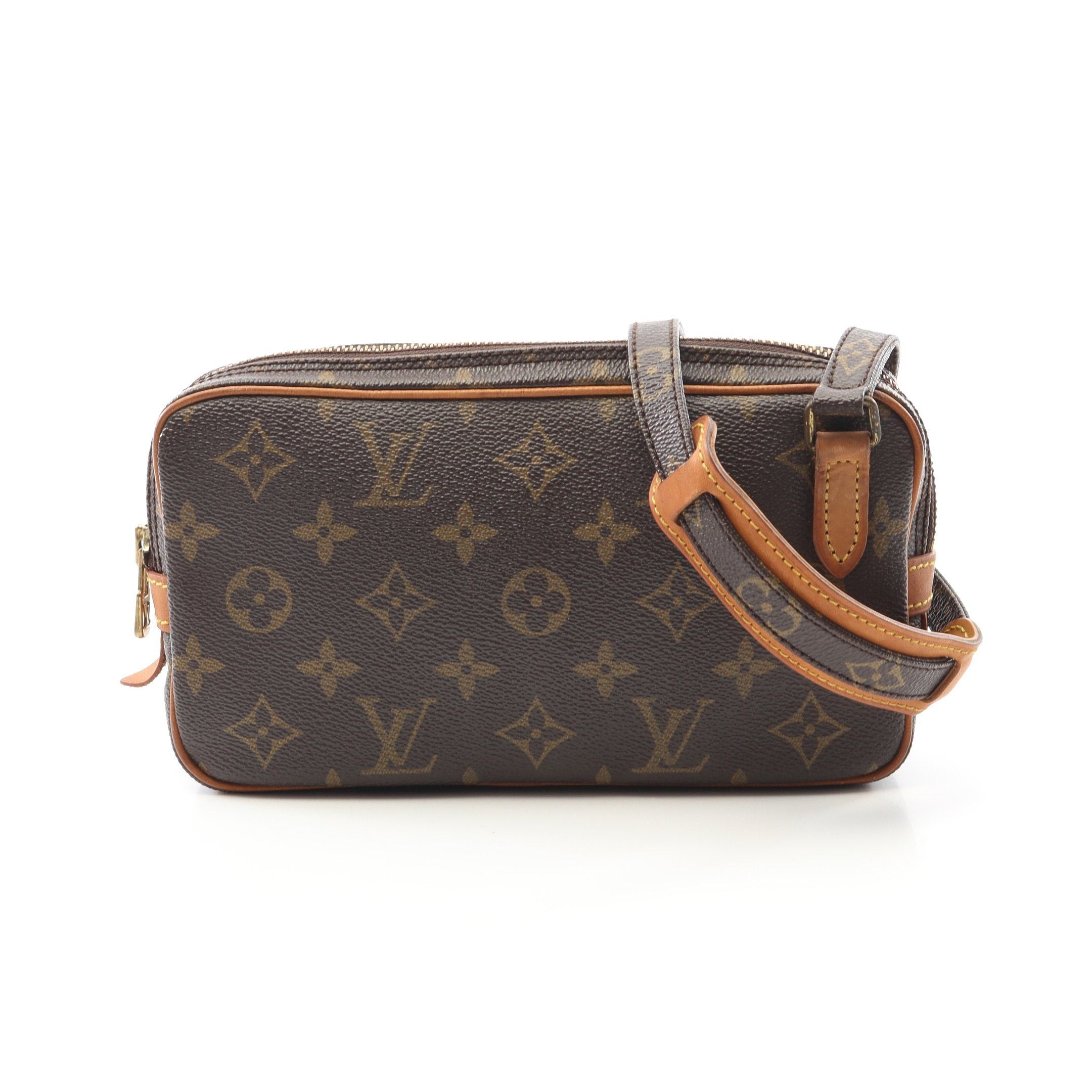 Louis Vuitton Louis Vuitton Marly Monogram Shoulder Bag Leather Brown Size ONE SIZE - 1 Thumbnail