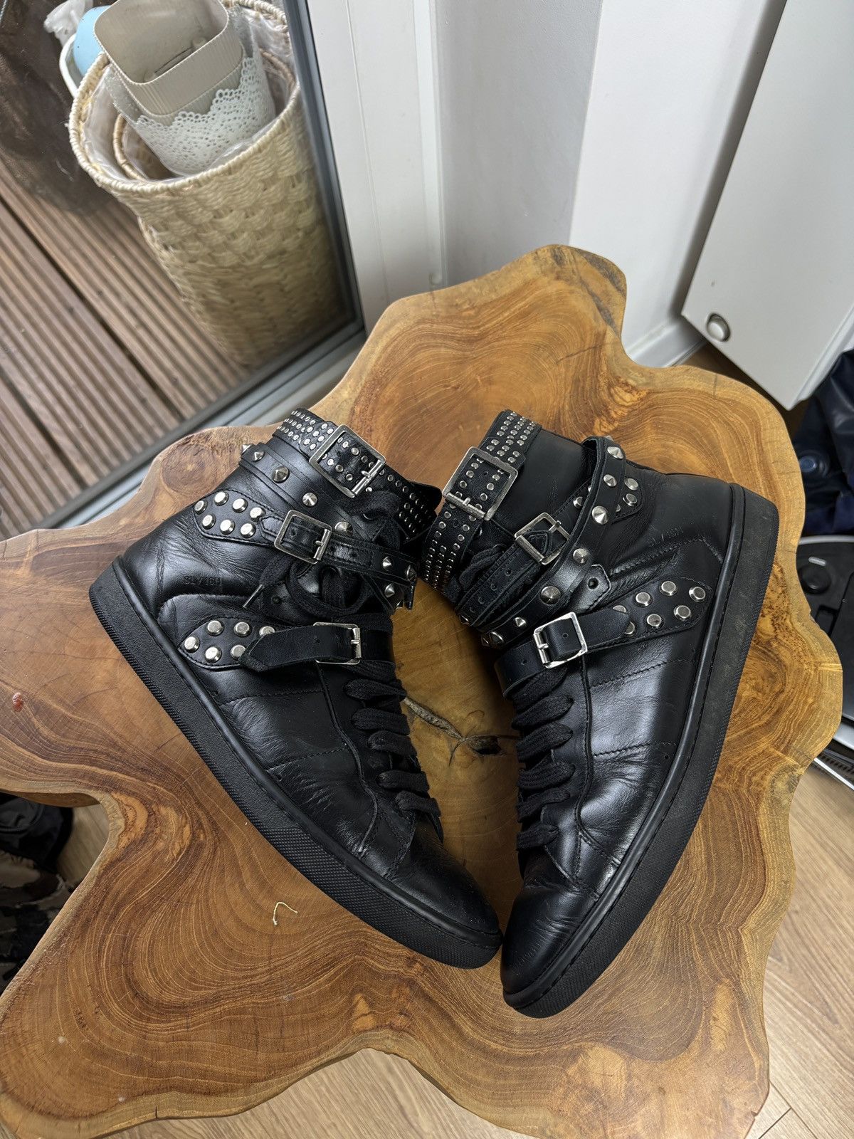 Saint Laurent Paris Saint Laurent AW13 Hedi Slimane studded boots
