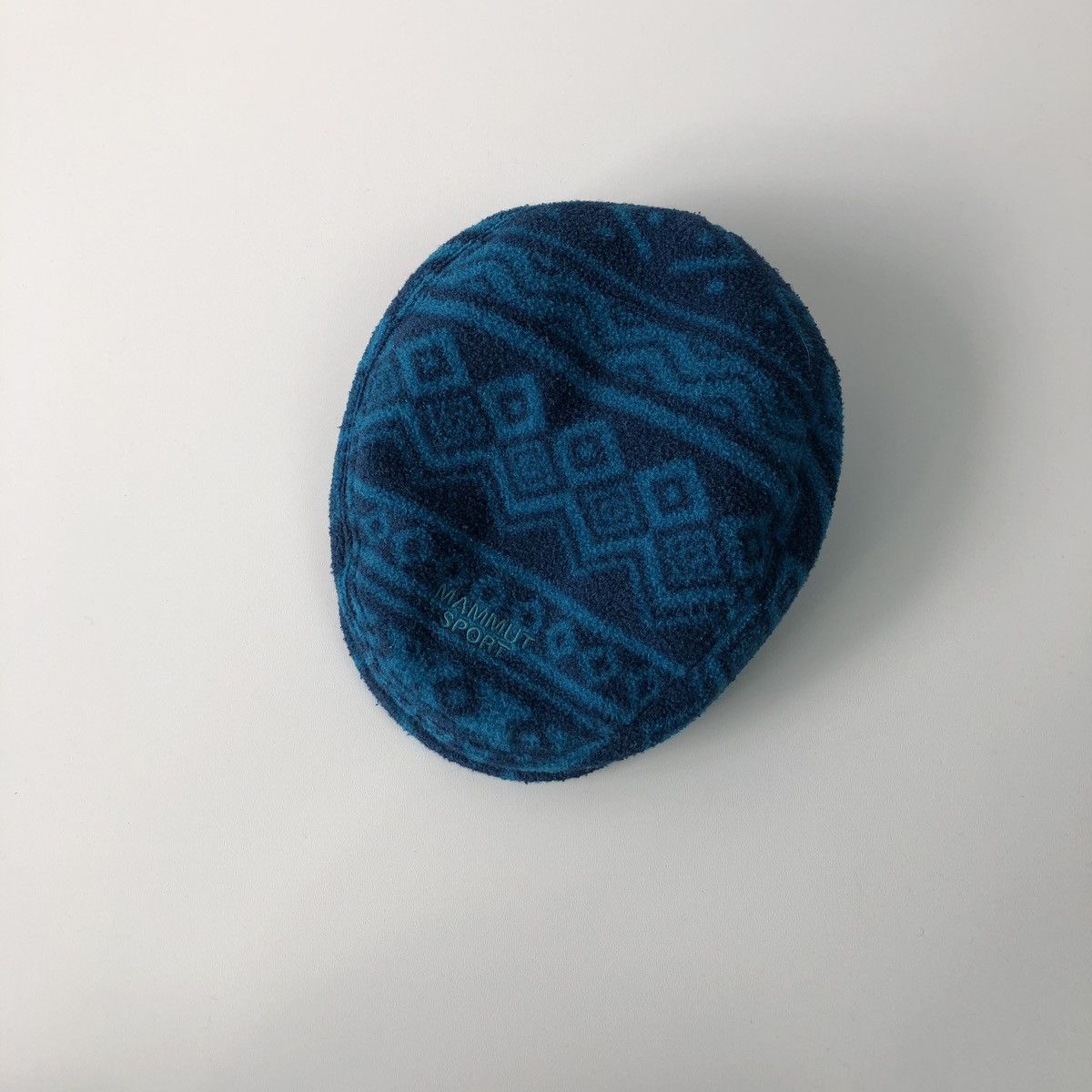 Mammut × Vintage Mammut Sport 90’s Printed Fleece Vintage Cap Winter Blue Size ONE SIZE - 2 Thumbnail