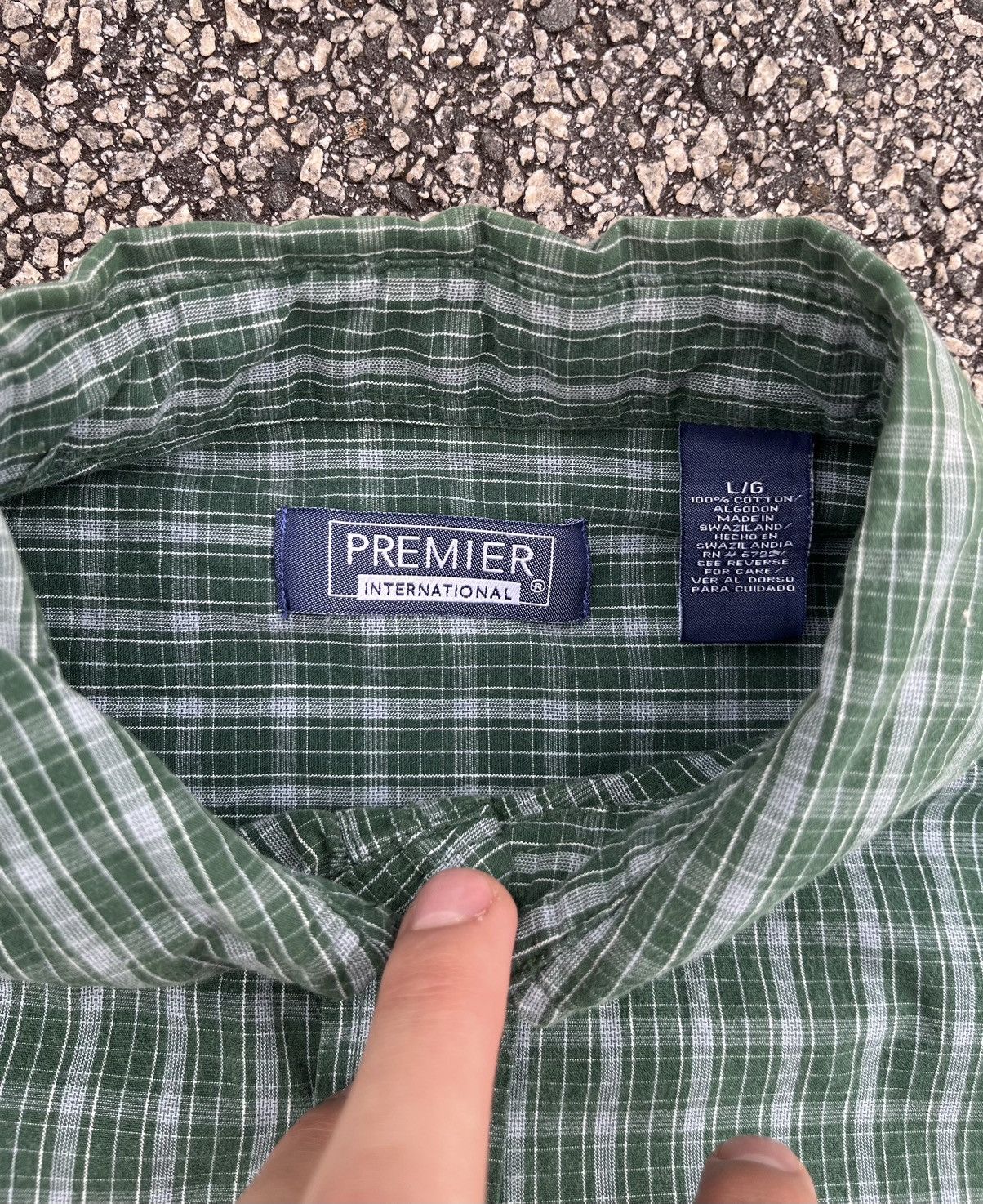 Polo Ralph Lauren × Vintage Vintage Green Button Up Size US L / EU 52-54 / 3 - 5 Thumbnail