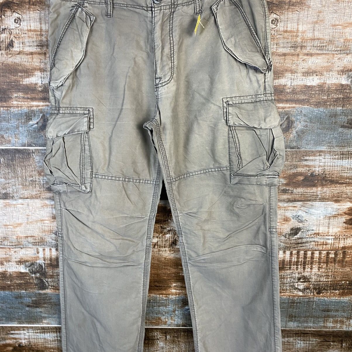 Japanese Brand DL Back Number Beige Cargo Multipocket Pants #C1274 Size US 32 / EU 48 - 5 Thumbnail