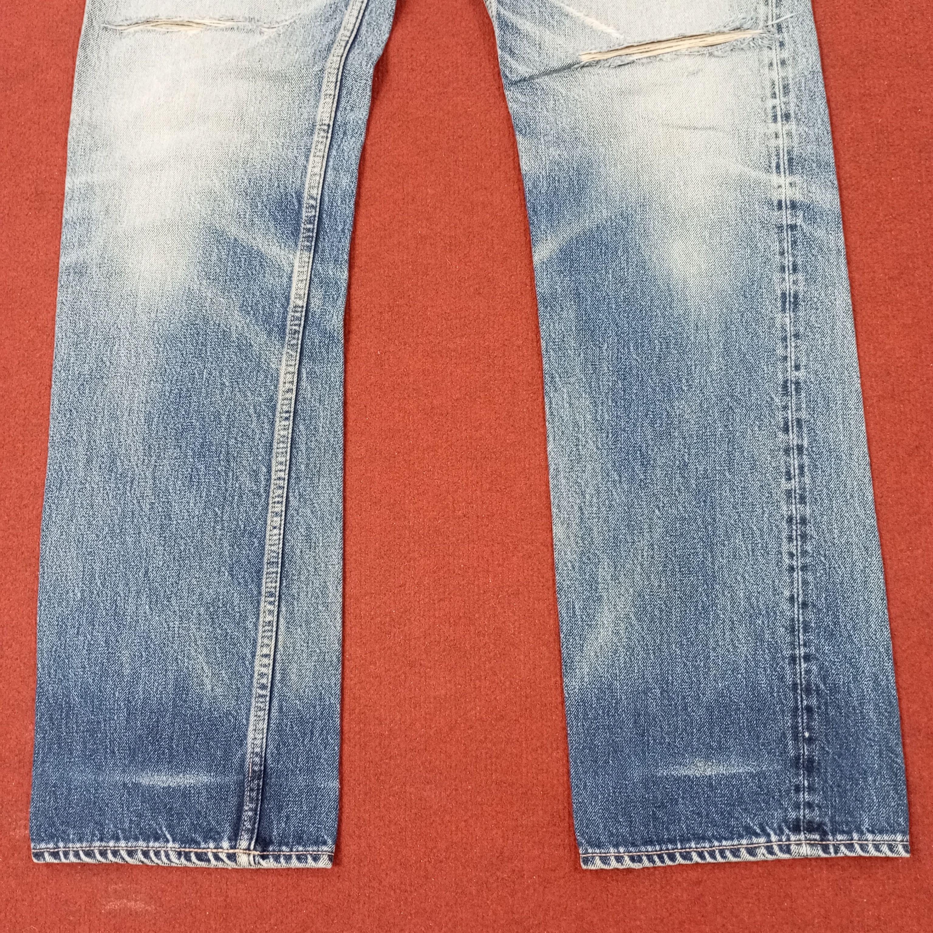 Japanese Brand Vintage Hramchm Japanese Brand Distressed Jeans c244n29 Size US 31 - 3 Thumbnail