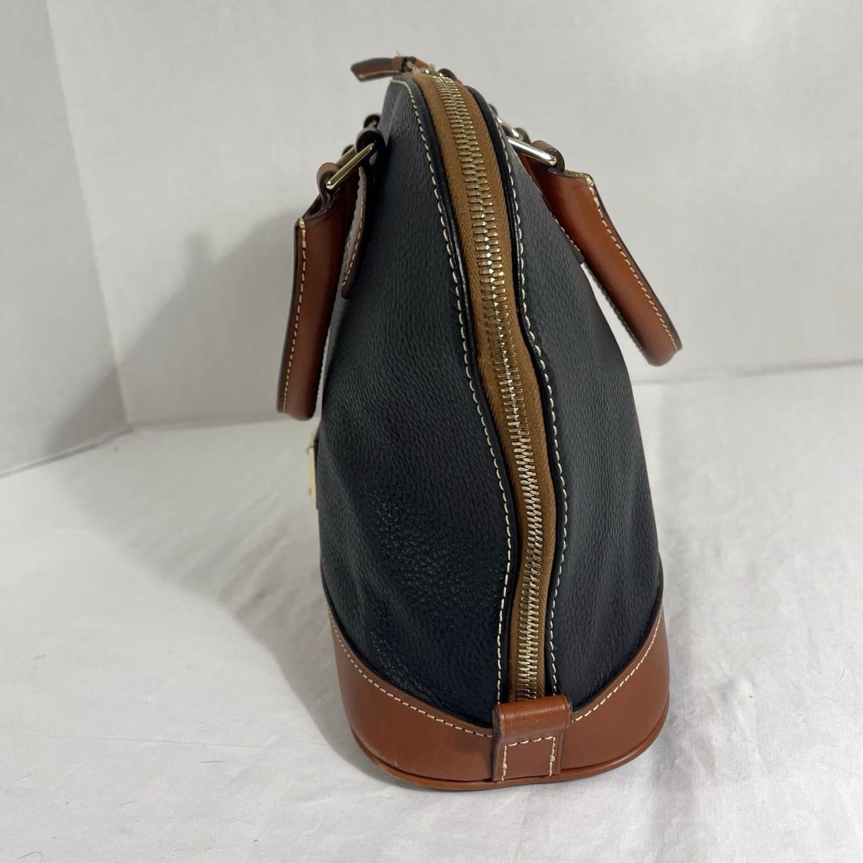Dooney & Bourke Dooney & Bourke Pebble Leather Zip Satchel Black Bag Medium Women Sport Pettie? Size M / US 6-8 / IT 42-44 - 6 Thumbnail