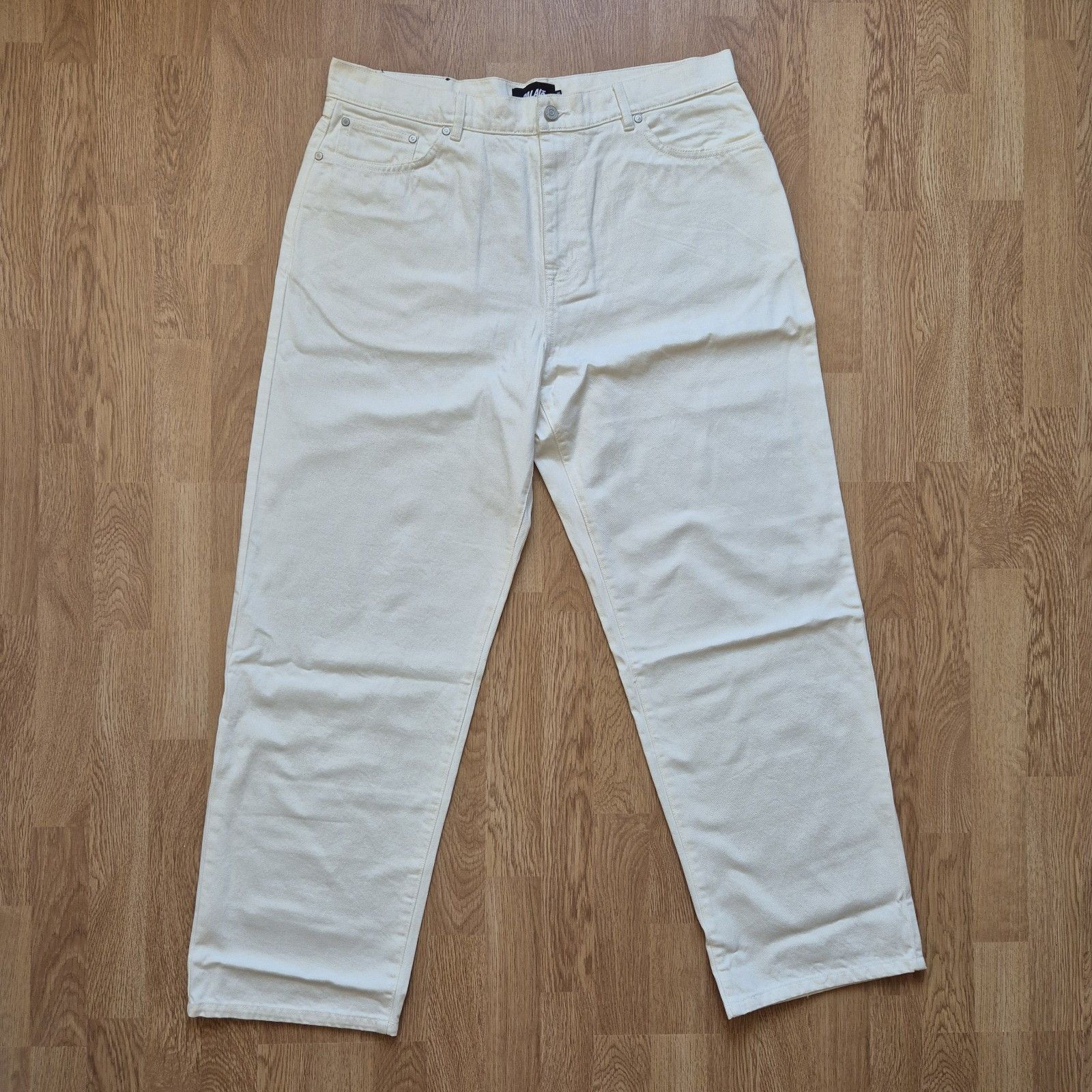 Palace Palace Chain Script Jean Whisper White 36 Brand New SS23 Size US 36 / EU 52 - 2 Thumbnail