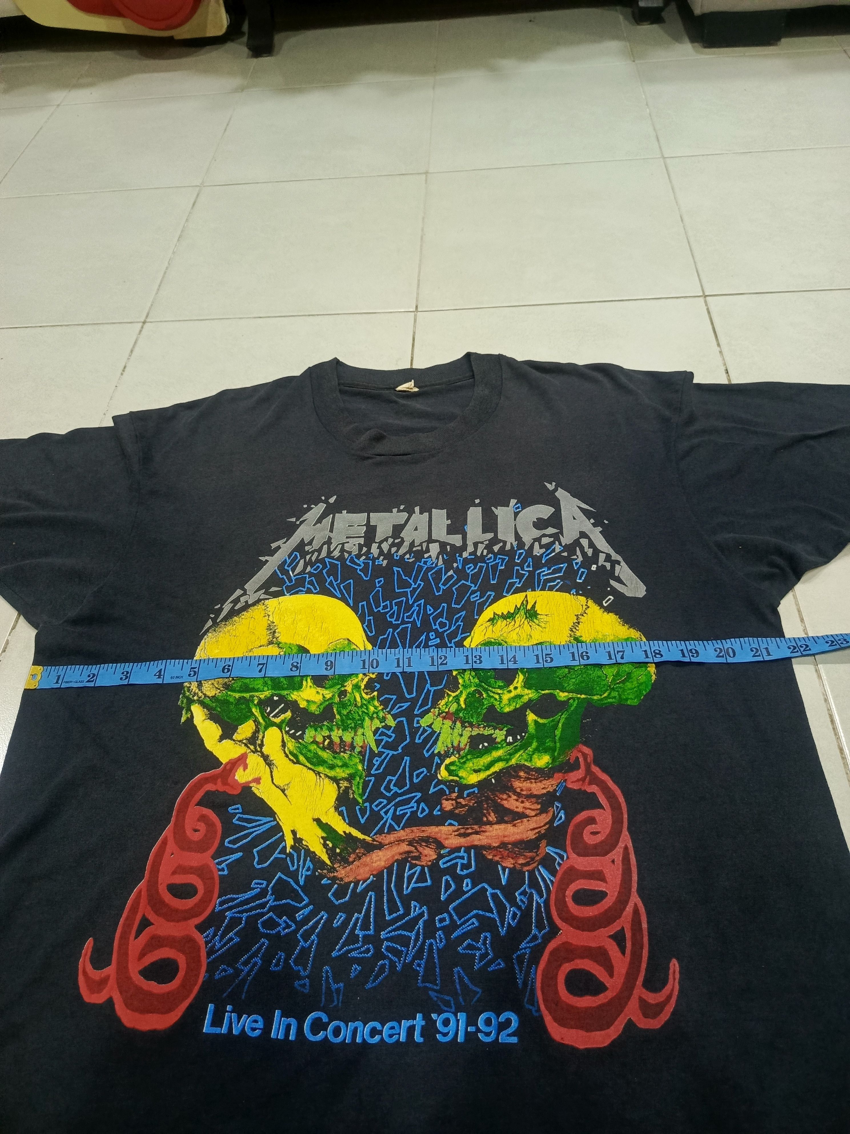 Vintage Metallica shirt 90s vintage Size US XL / EU 56 / 4 - 8 Thumbnail