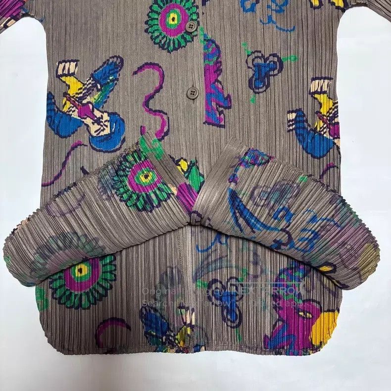 Issey Miyake Issey Miyake Lion Printed Long Sleeve Top Size L / US 10 / IT 46 - 6 Thumbnail