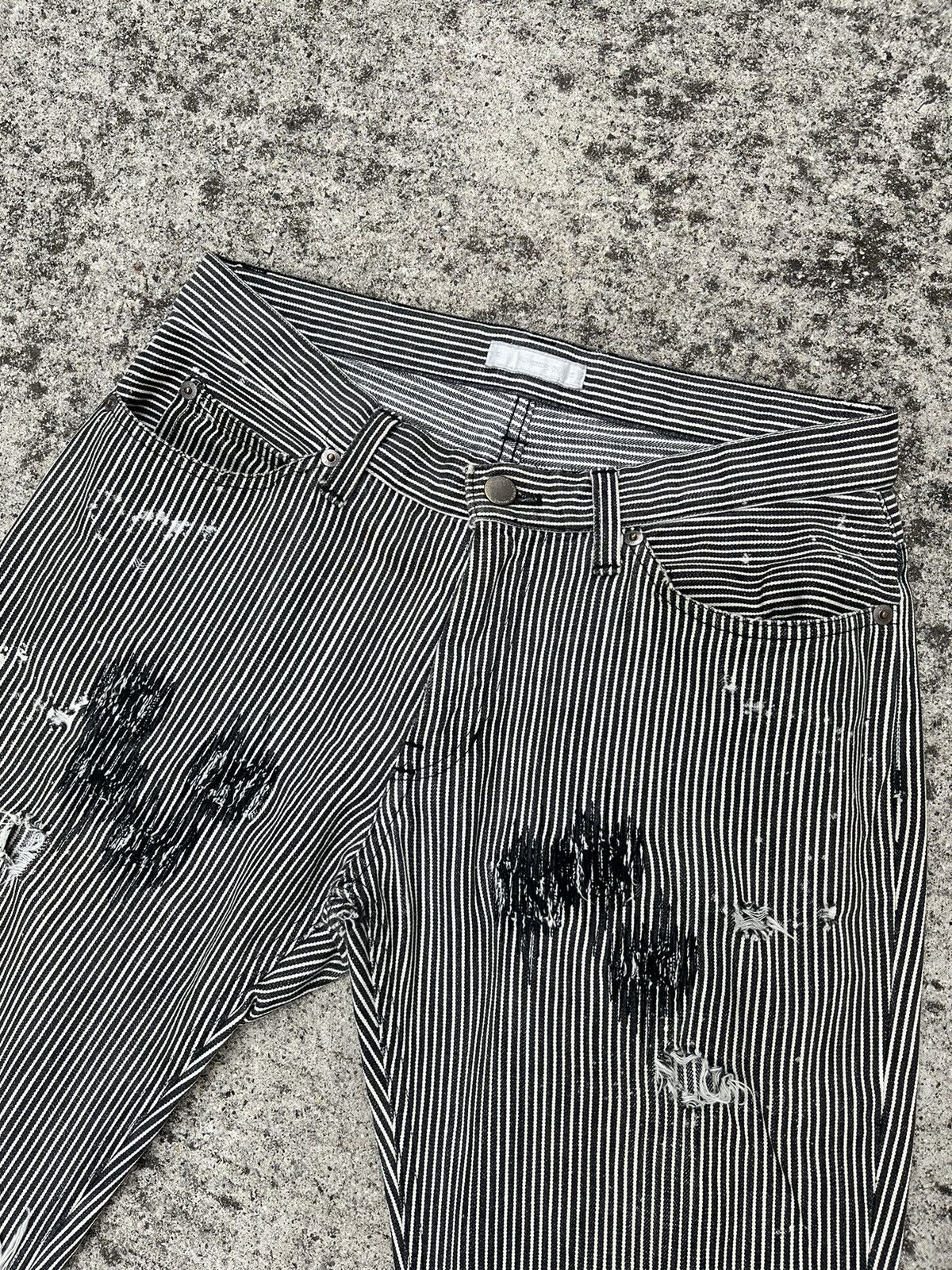 Japanese Brand × Number (N)ine Number nine hickory denim Kurt contain archive y2k Size US 28 / EU 44 - 4 Thumbnail
