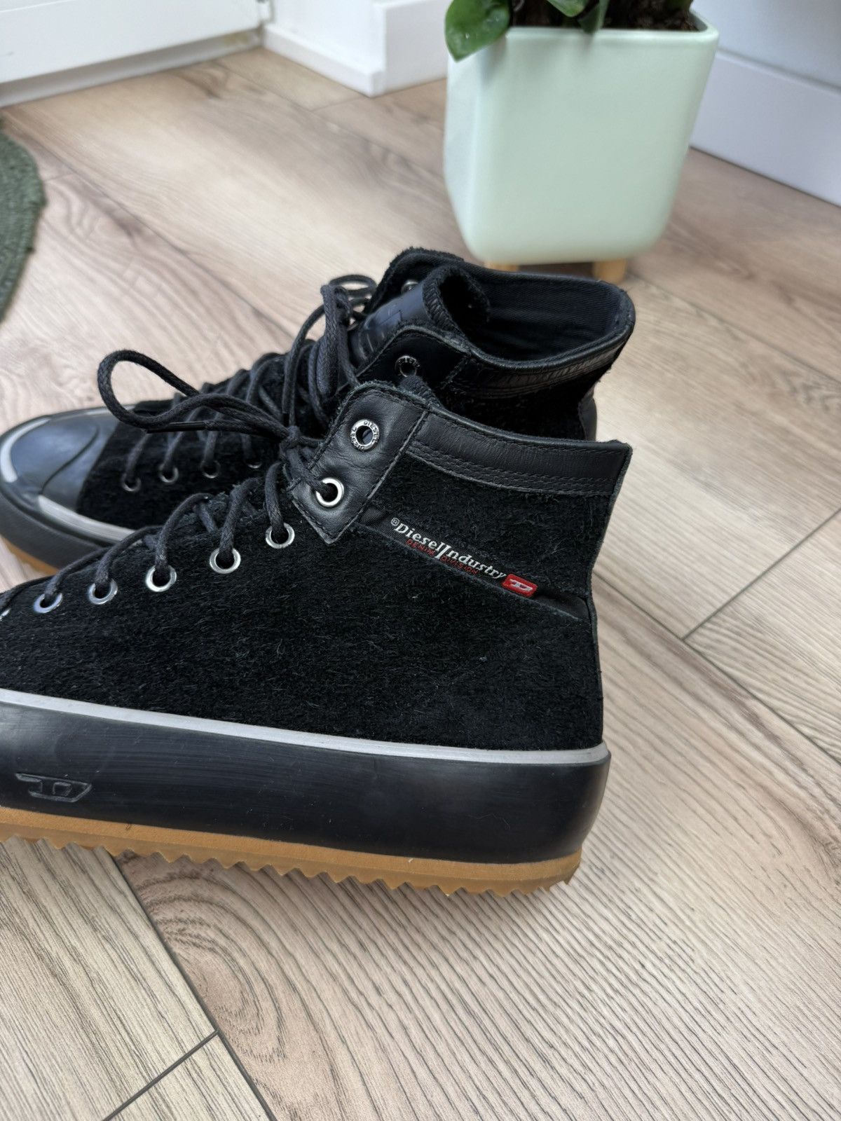 Diesel × Vintage Diesel Leather high shoes Size US 8 / EU 41 - 2 Thumbnail