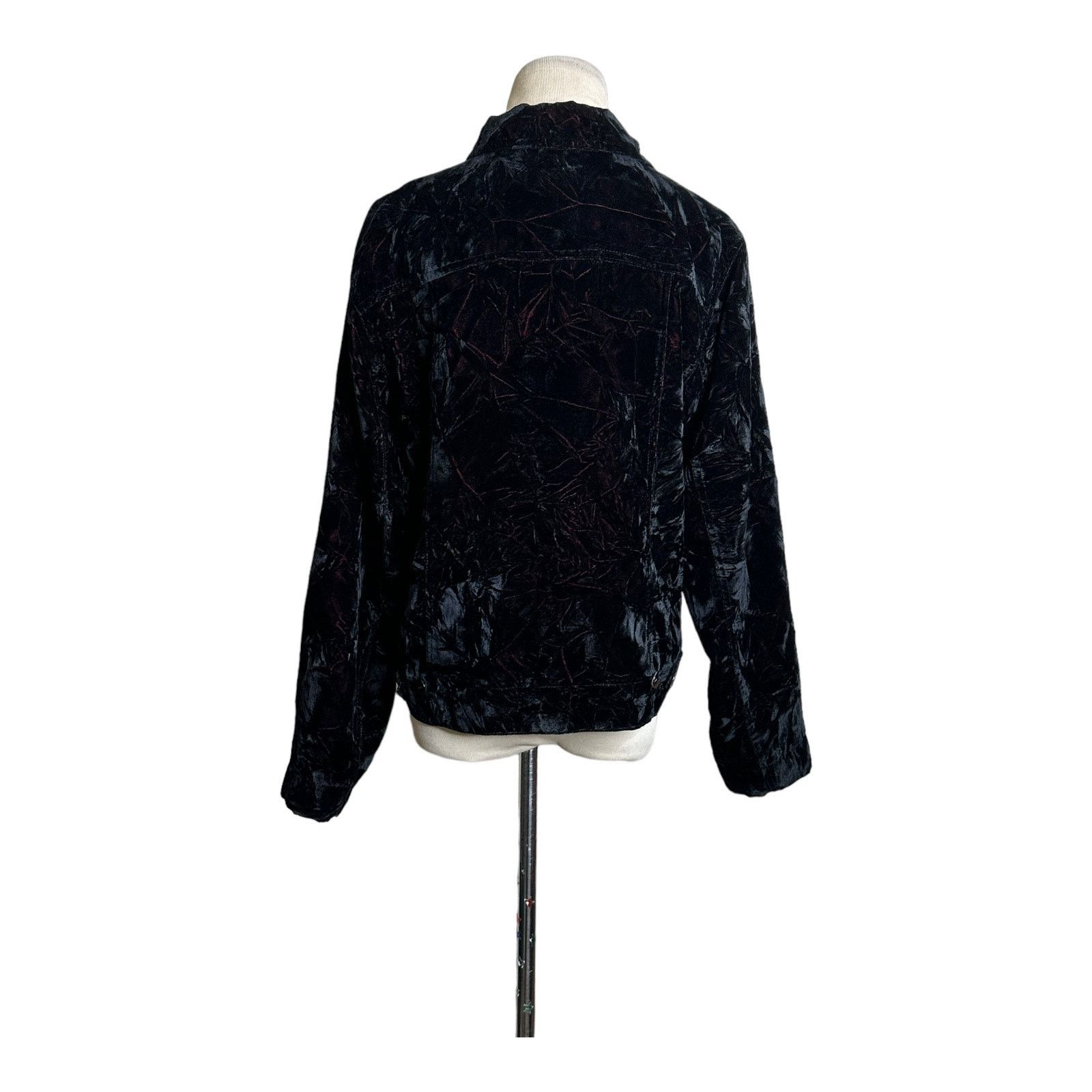 Chicos Chico's Design crushed velvet button jacket size 1 - M Size M / US 6-8 / IT 42-44 - 12 Thumbnail
