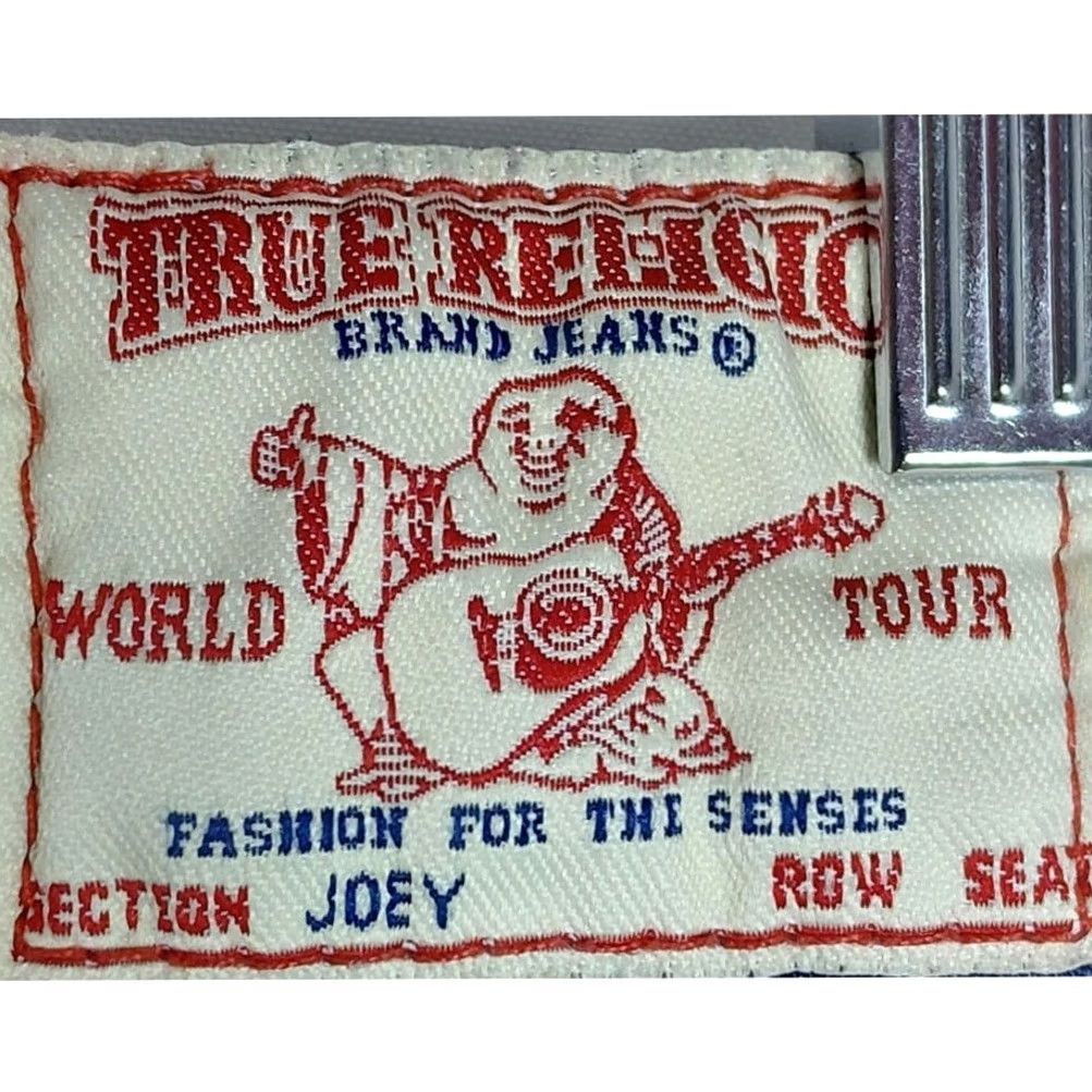 True Religion VINTAGE True Religion Jeans Denim Blue Solid Women Size 25 Jeans Bootcut Mid Rise Regular Stretch Button Logo 811 J Brand 811 Size 42" / US 20 - 6 Thumbnail