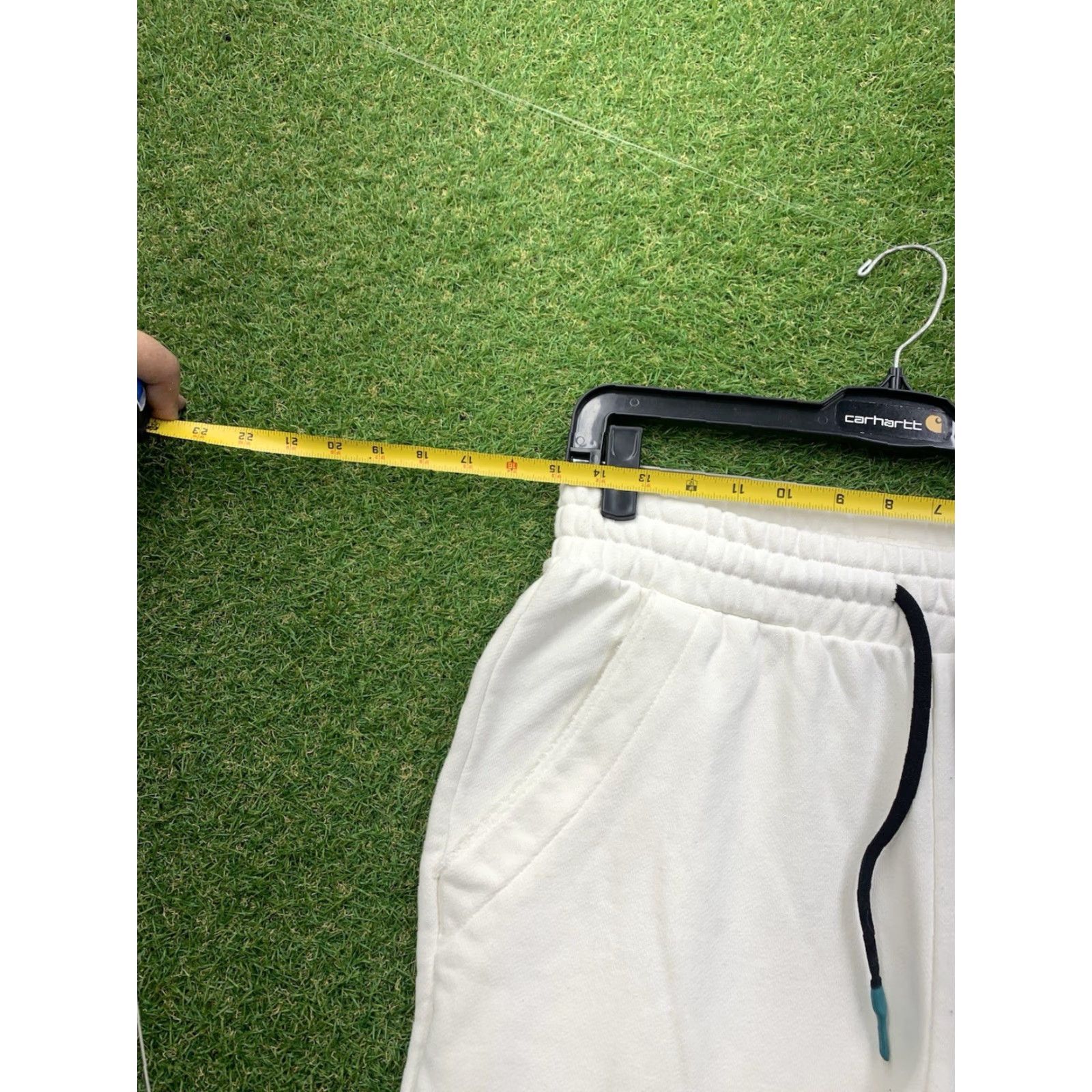 Under Armour Under Armour Project Rock Sweatpants Mens Small Stretch White Terry Gym Tapered Size US 29 - 6 Thumbnail