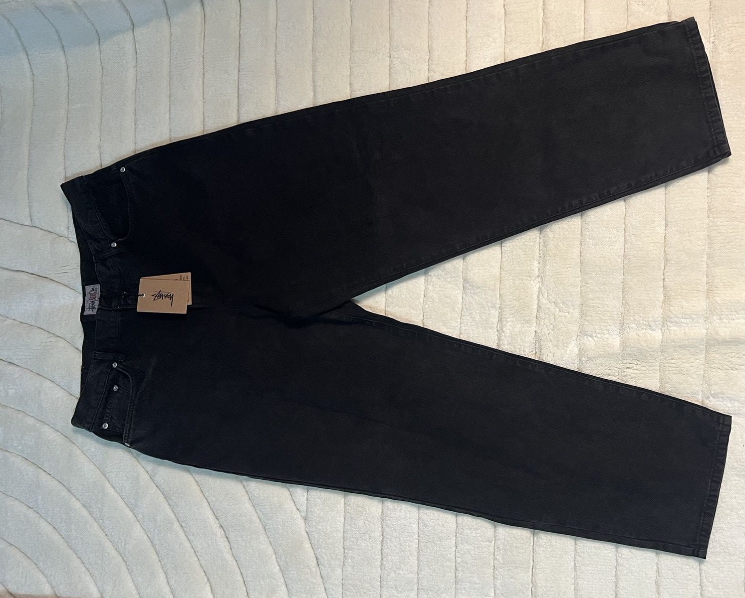 Image of Stussy Big Ol Pants X Modern Age in Black, Men's (Size 34)