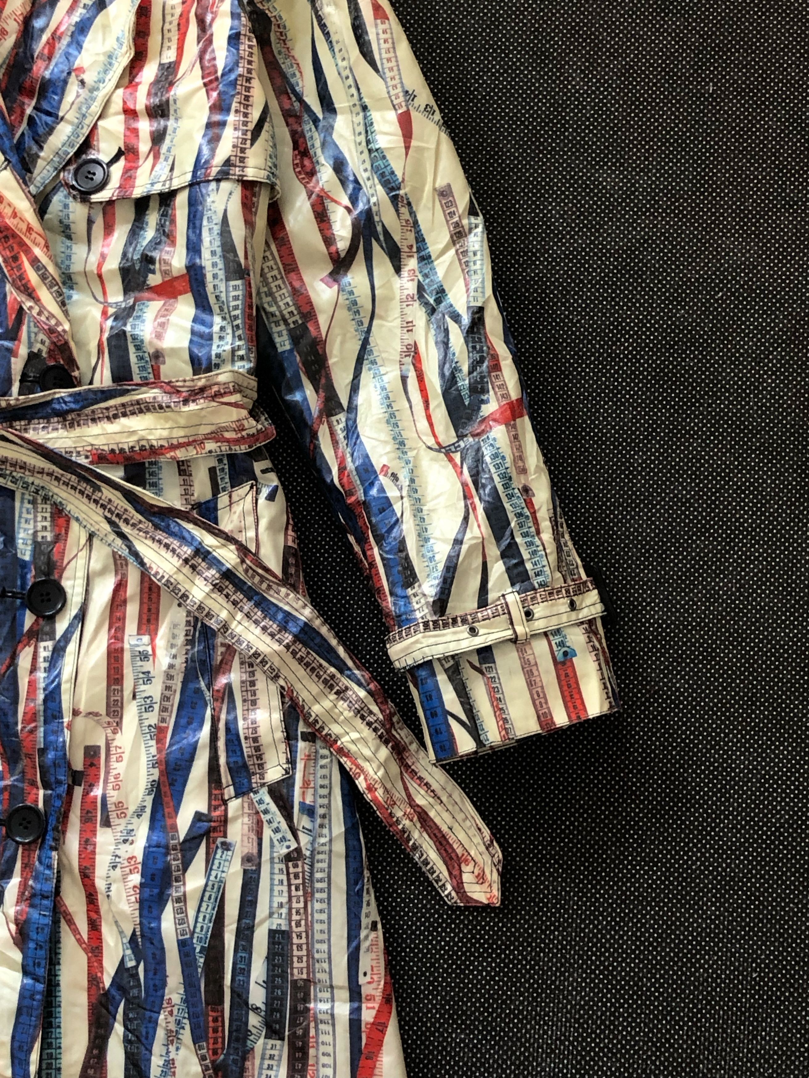 Jean Paul Gaultier RARE🔥FW2015 GAULTIER SEPT PREMIERES RULER TAPE TRENCH COAT Size M / US 6-8 / IT 42-44 - 7 Thumbnail