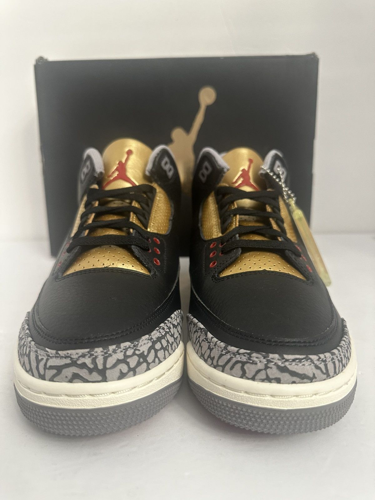 Nike Air Jordan 3 Retro Black Gold Size US 11 / IT 41 - 4 Thumbnail