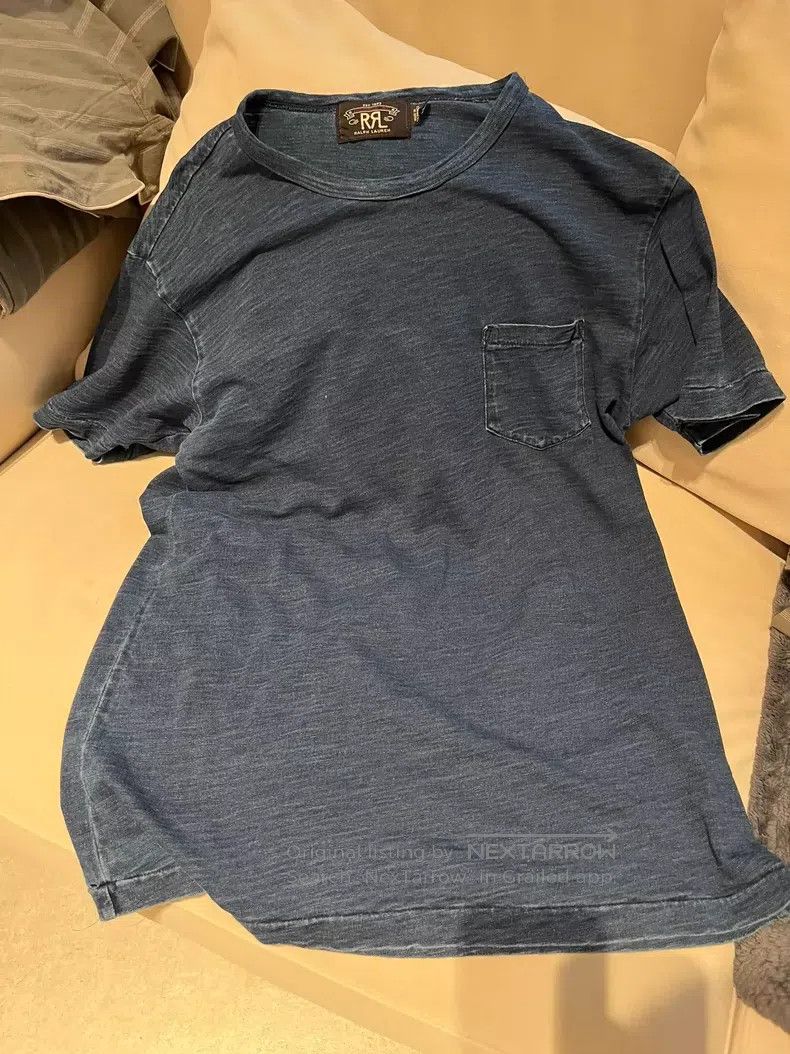 Other RRL Ralph Lauren Short sleeved T-shirt with pocket navy bl Size US S / EU 44-46 / 1 - 1 Thumbnail