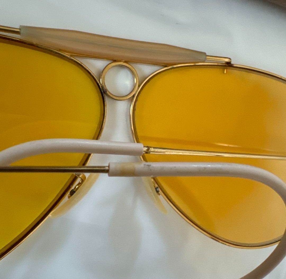 Bausch & Lomb × RayBan Rayban Bausch&Lomb Shooter Aviator Ambermatic Sunglasses Size ONE SIZE - 4 Thumbnail