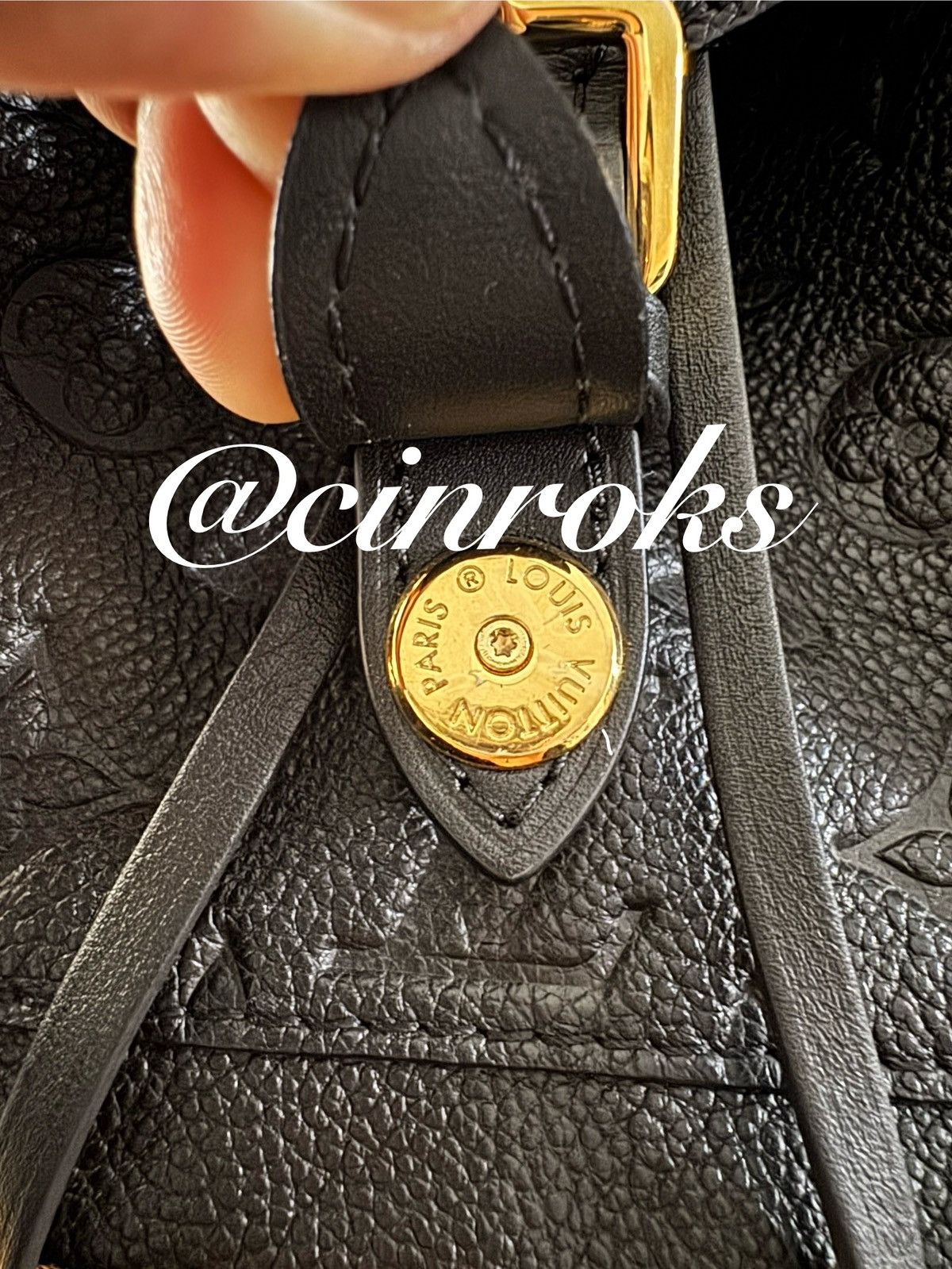 Louis Vuitton Louis Vuitton Montsouris PM Empreinte Leather Backpack Size ONE SIZE - 8 Thumbnail