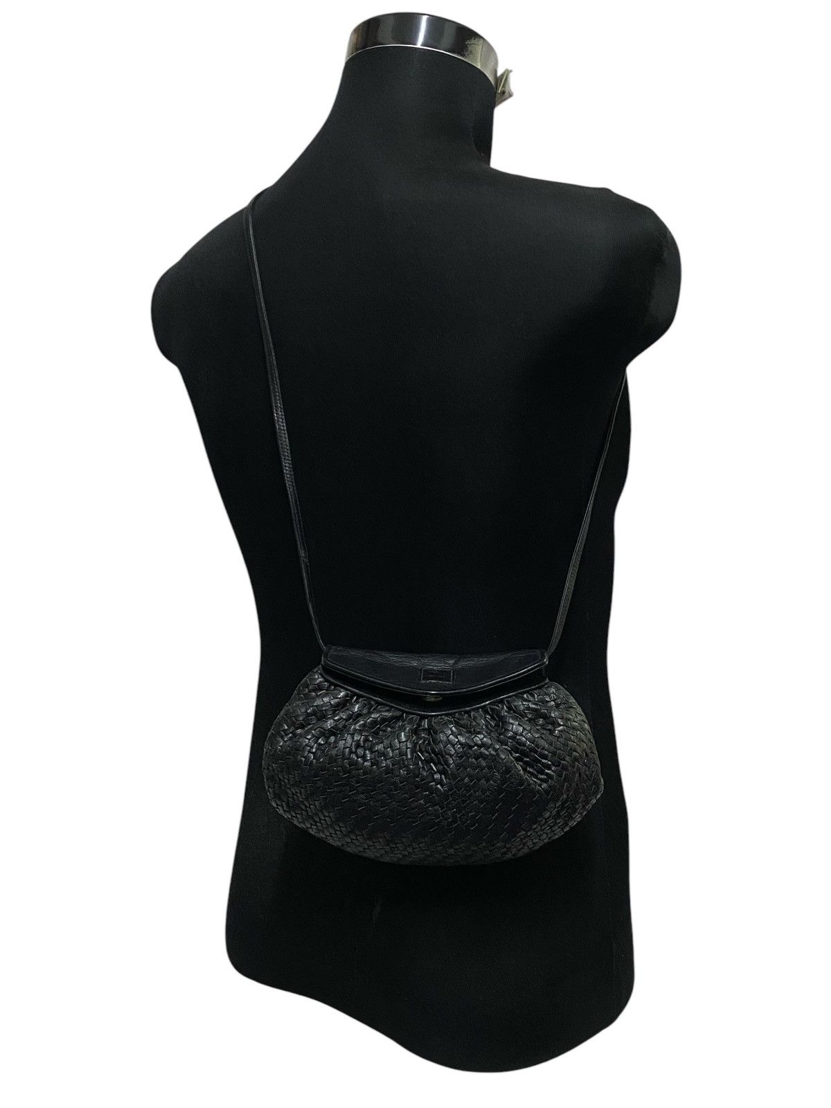 Fendi × Vintage Vintage Fendi lntrecciato Leather Mini Crossbody/Shoulder Size ONE SIZE - 2 Thumbnail