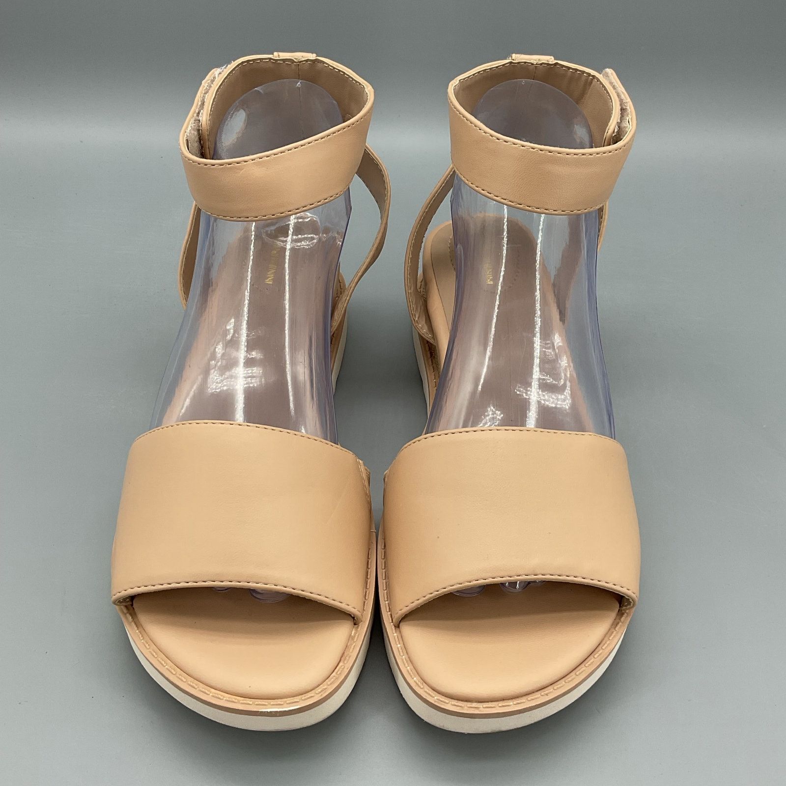 Giani Bernini Giani Bernini Womens Constancia Wedge Sandals Beige Size 8.5 Size US 8.5 / IT 38.5 - 3 Thumbnail