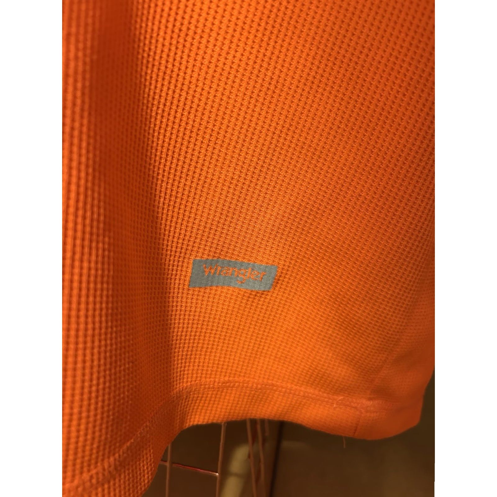 Wrangler VINTAGE Wrangler Long Sleeve Thermal Orange Hunting Safety Men XL Polyester Bright Crew Size US XL / EU 56 / 4 - 7 Thumbnail