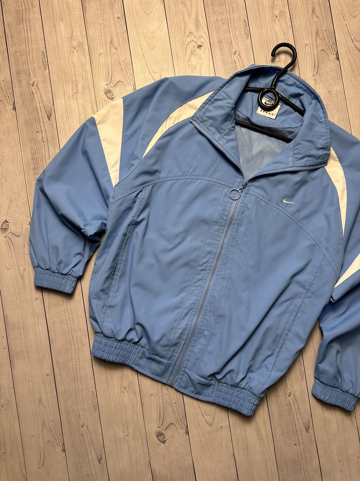Nike × Vintage Vintage Nike track jacket blue size S logo Size US S / EU 44-46 / 1 - 2 Thumbnail
