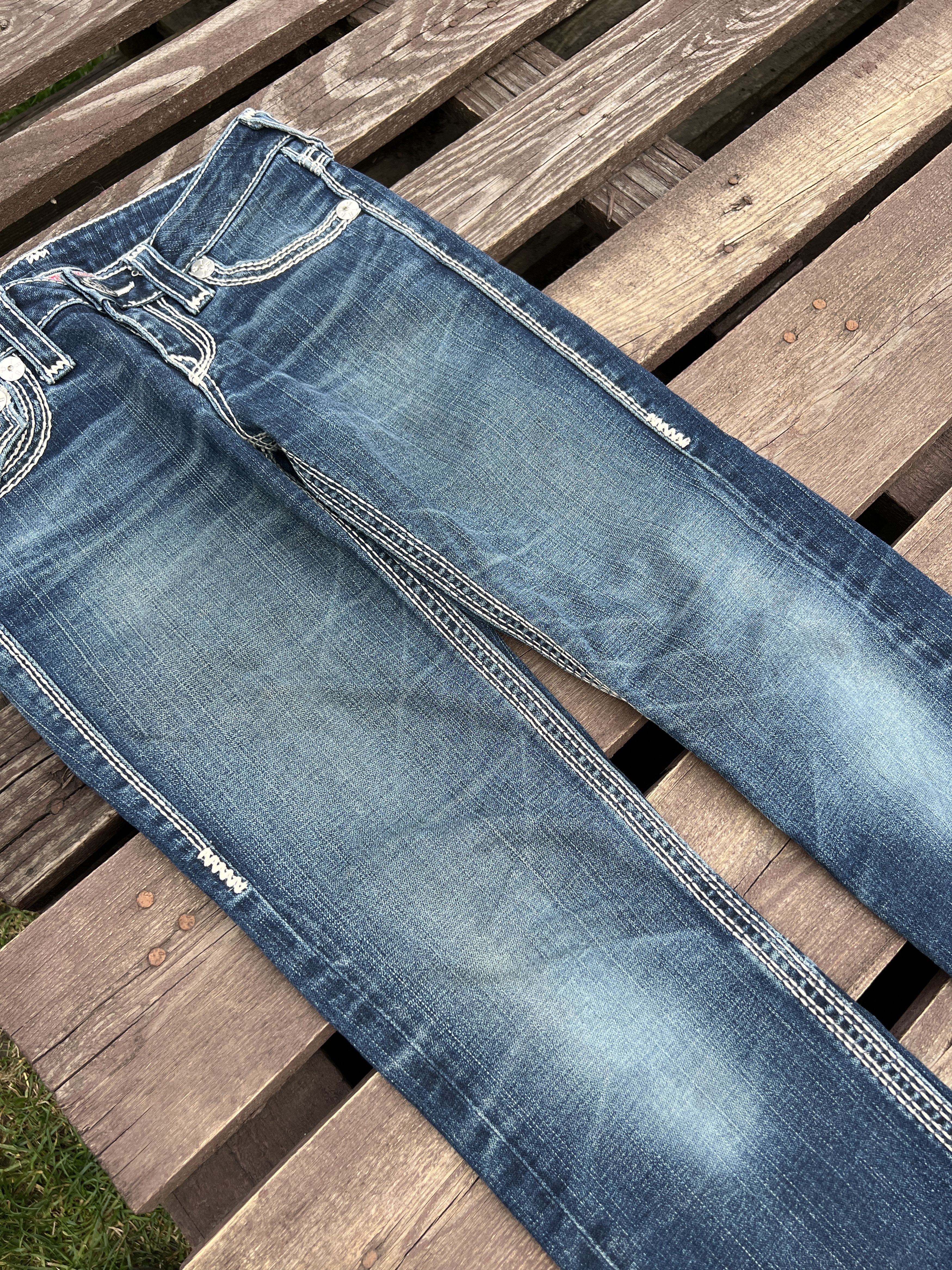 True Religion × Vintage True Religion Y2K Vintage Billy Big QT Denim Jeans Size 27" / US 4 / IT 40 - 20 Thumbnail