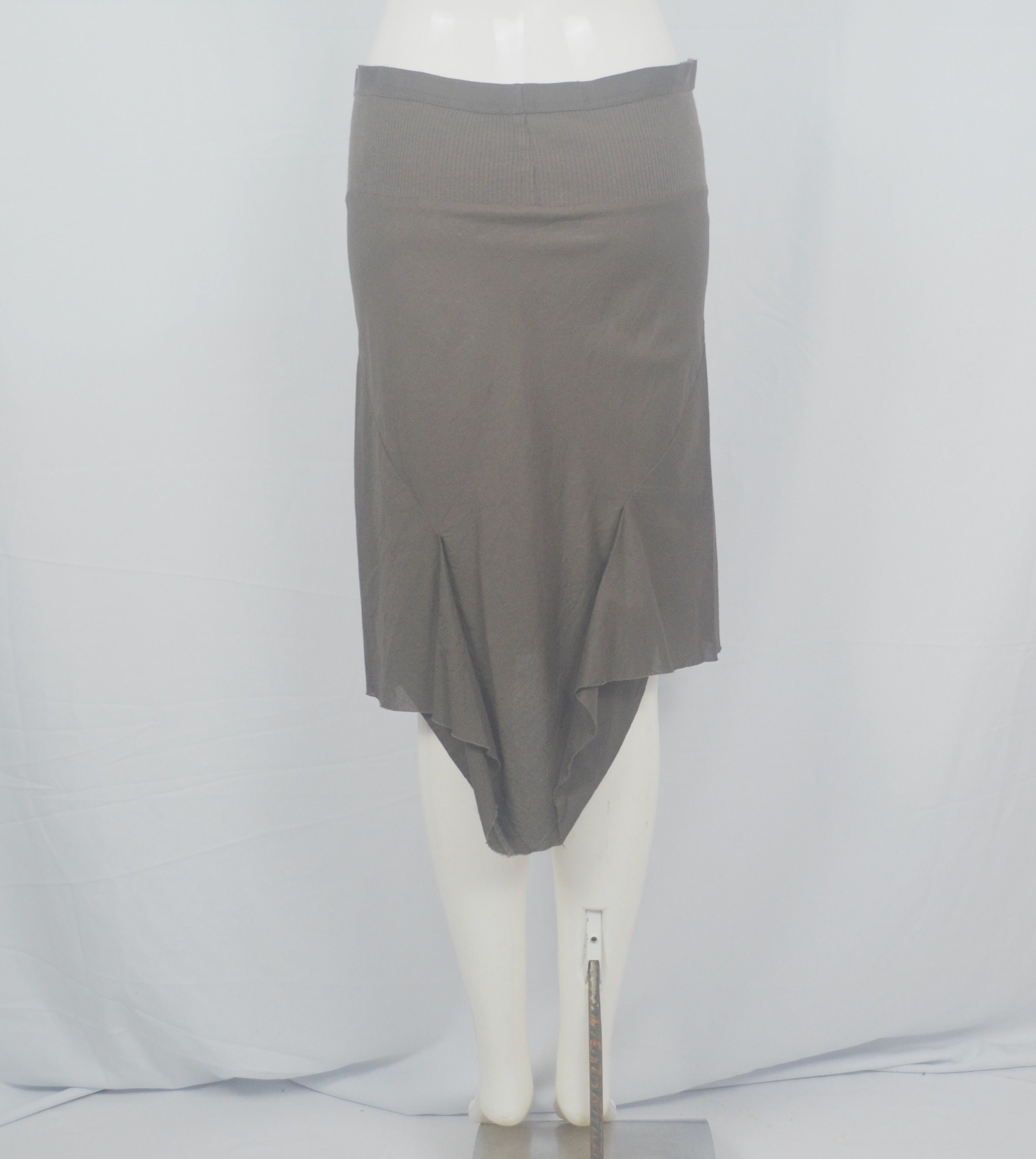 Image of Rick Owens Creath S/s 08 Dark Brown Skirt Made In Italy, Women's (Size 40)