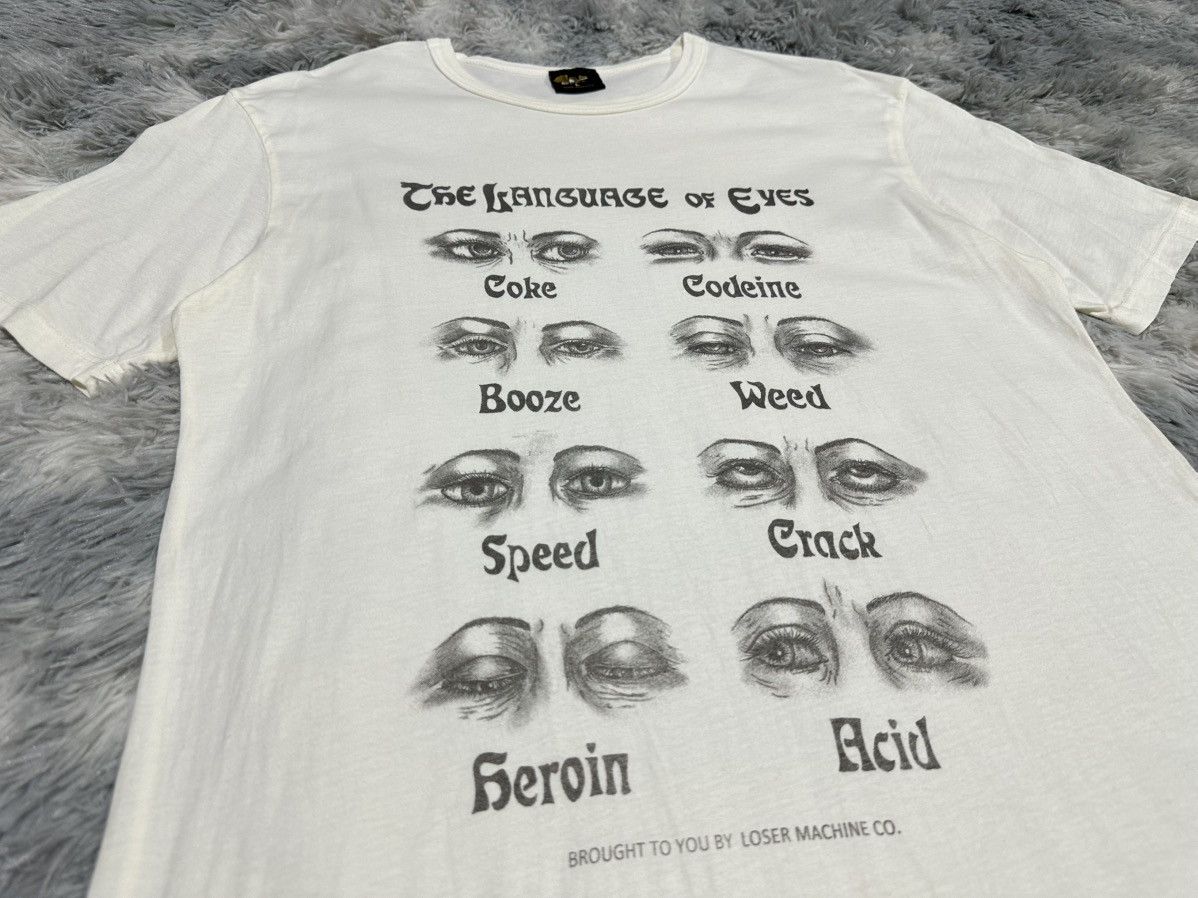Other 🔥Y2K Vintage Loser Machine Co Shirt The Language Of Eyes Size US L / EU 52-54 / 3 - 3 Thumbnail