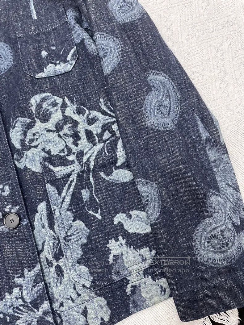 Dior Dior Underwater World Blue Printed Jacket Size XS / US 0-2 / IT 36-38 - 2 Thumbnail