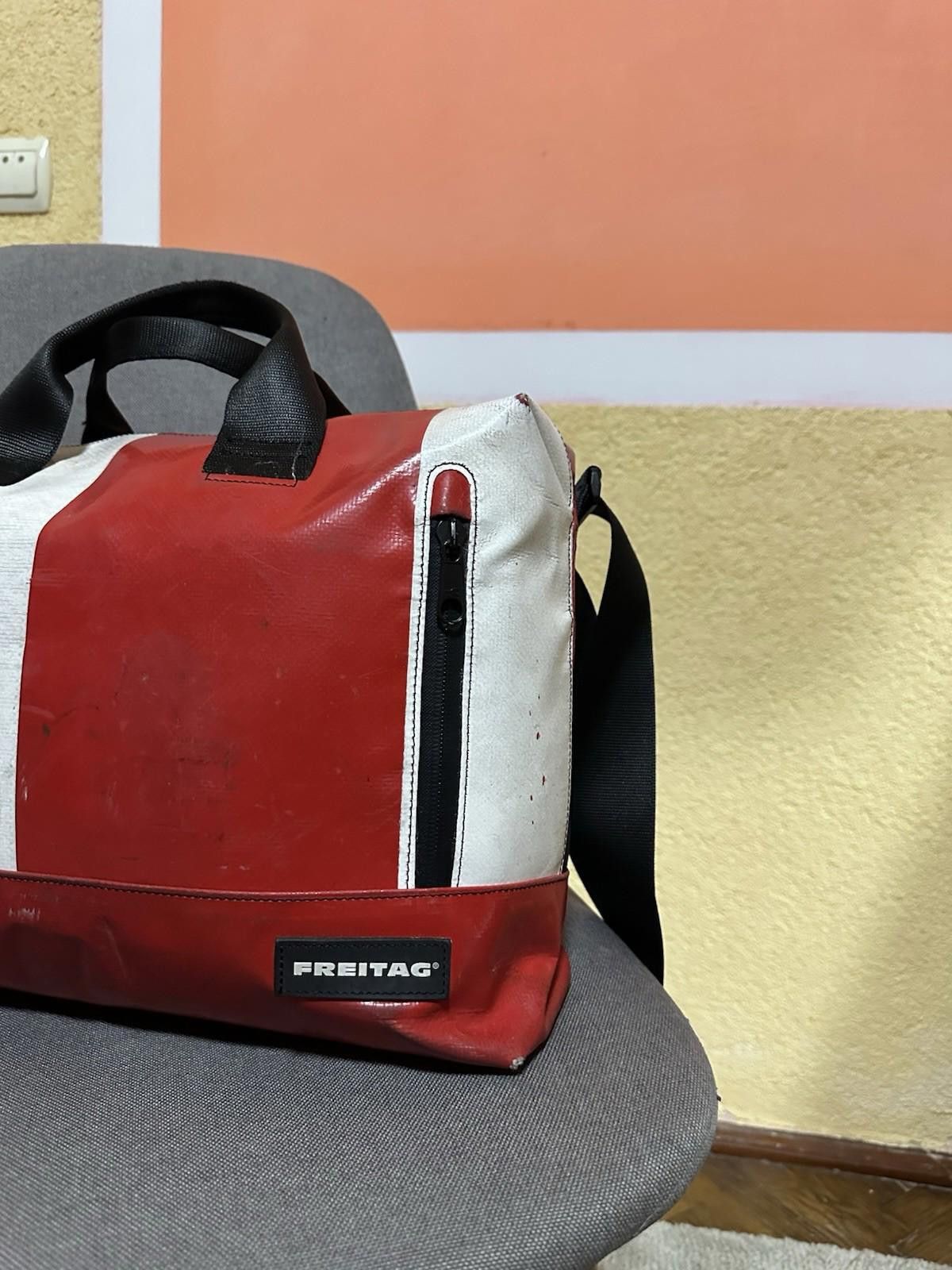 Freitag Freitag F304 Roy Bag Red White Size ONE SIZE - 2 Thumbnail