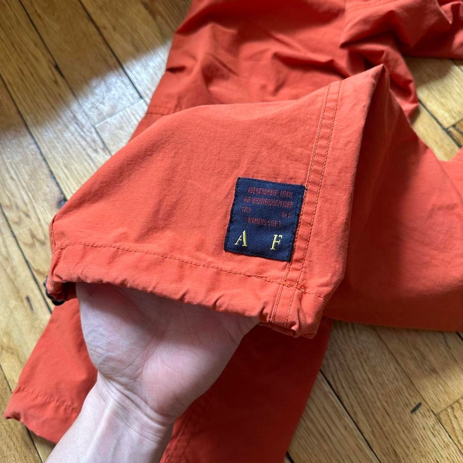 Abercrombie & Fitch × Vintage Vintage Y2K Orange Abercrombie Tactical Low Rise Pant Capris Size 28" / US 6 / IT 42 - 7 Thumbnail