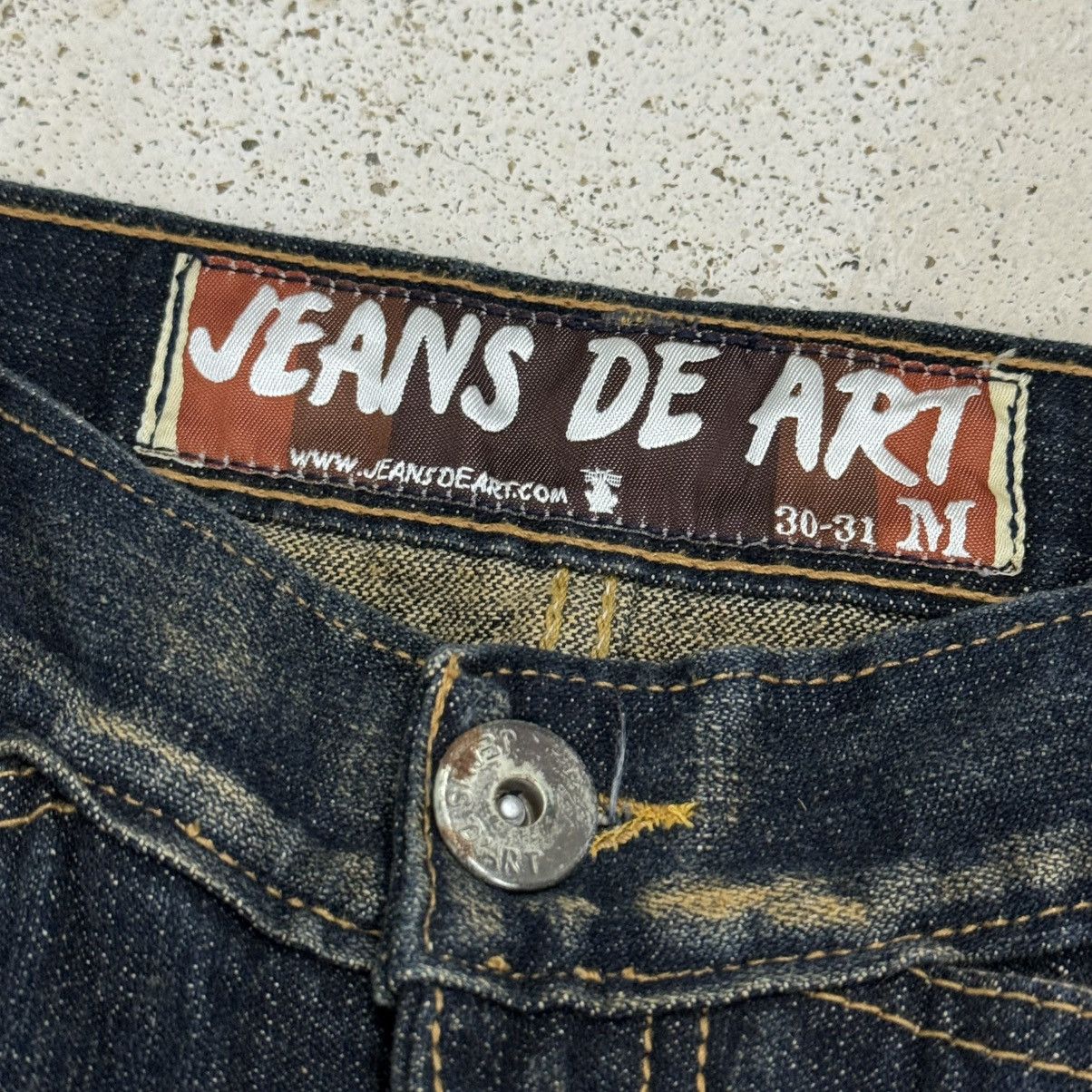 Japanese Brand Jeans De Art Utility Art Mudwash Heavy OZ Denim Pants Size US 30 / EU 46 - 12 Thumbnail