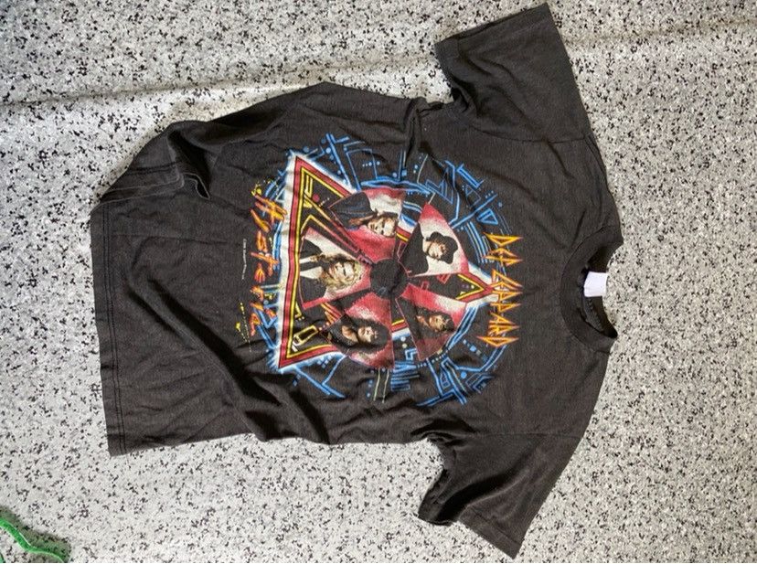 Band Tees × Def Leppard × Vintage Def Leppard Hysteria Tour "Vintage 1988" Size US S / EU 44-46 / 1 - 2 Thumbnail