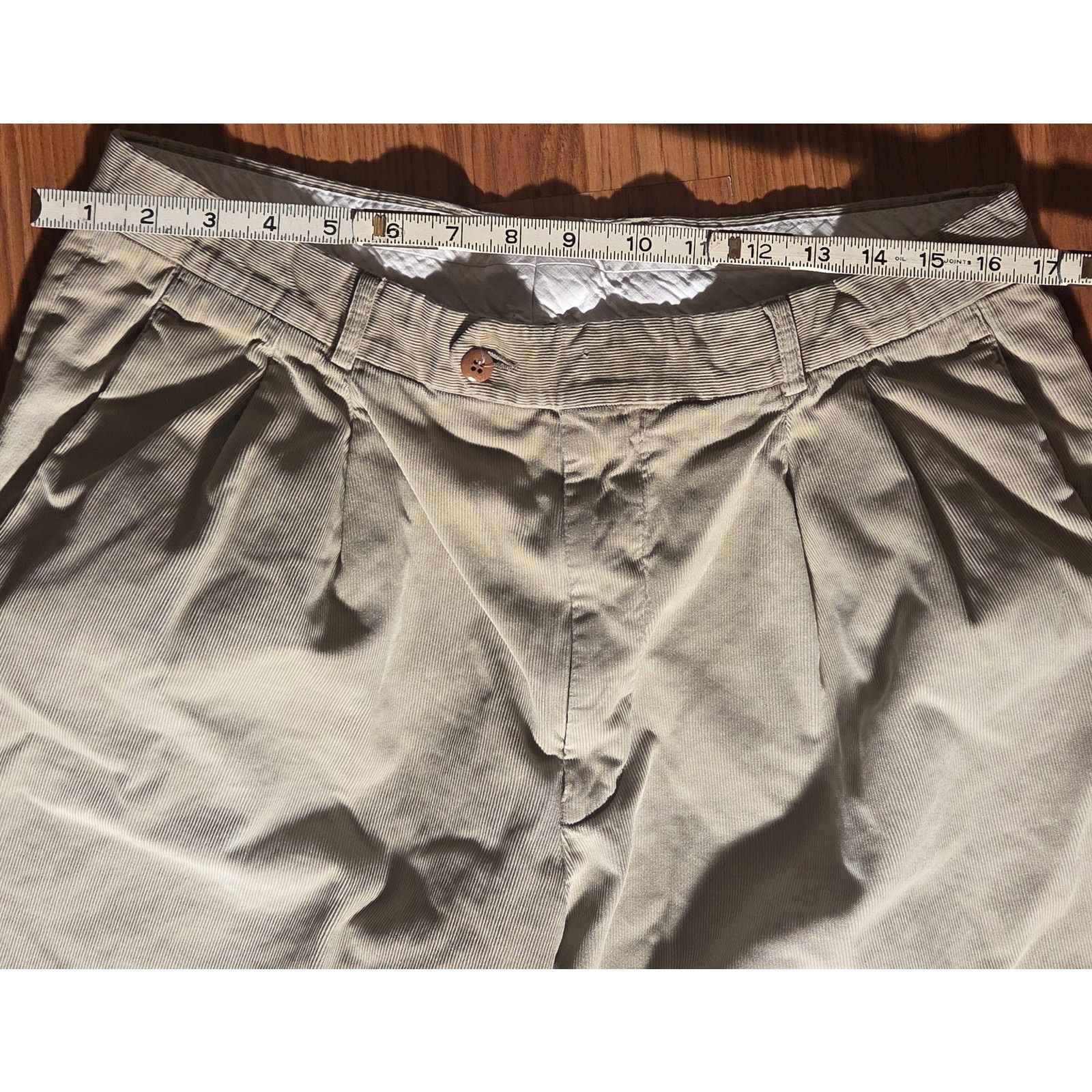 Hugo Boss Hugo Boss Khaki Corduroy Pants - Size 34x29 - Excellent Size US 34 / EU 50 - 6 Thumbnail