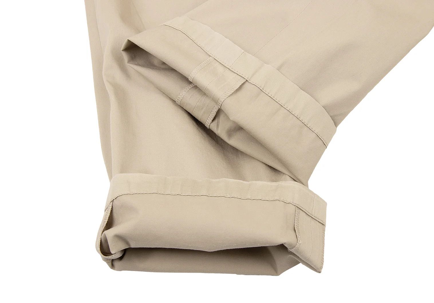 Issey Miyake Stretch Cotton Tapered Pants in Beige Size US 32 / EU 48 - 13 Thumbnail